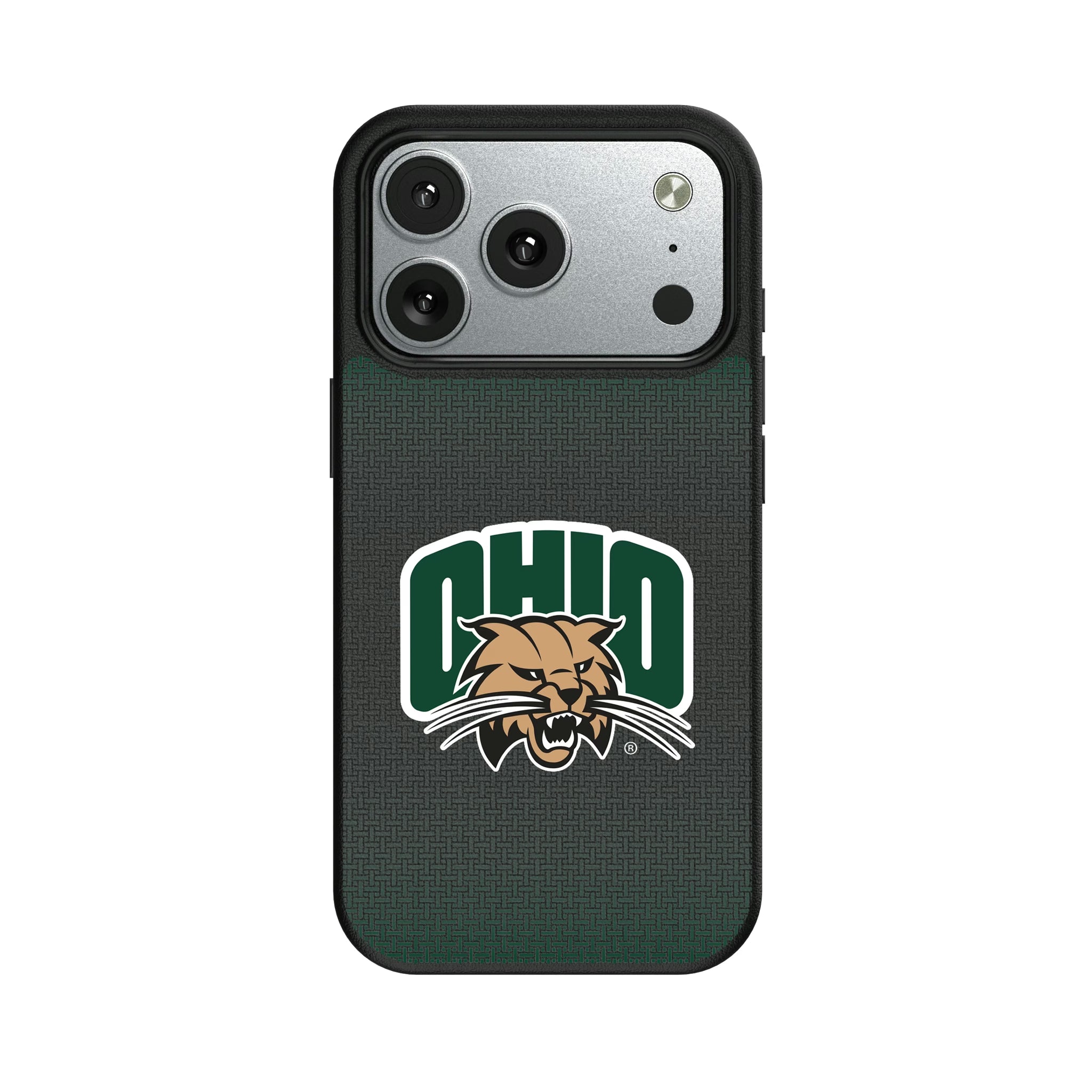 Ohio University Bobcats Linen iPhone MagSafe Compatible Phone Case for Apple iPhone#Device_iPhone 17 Pro
