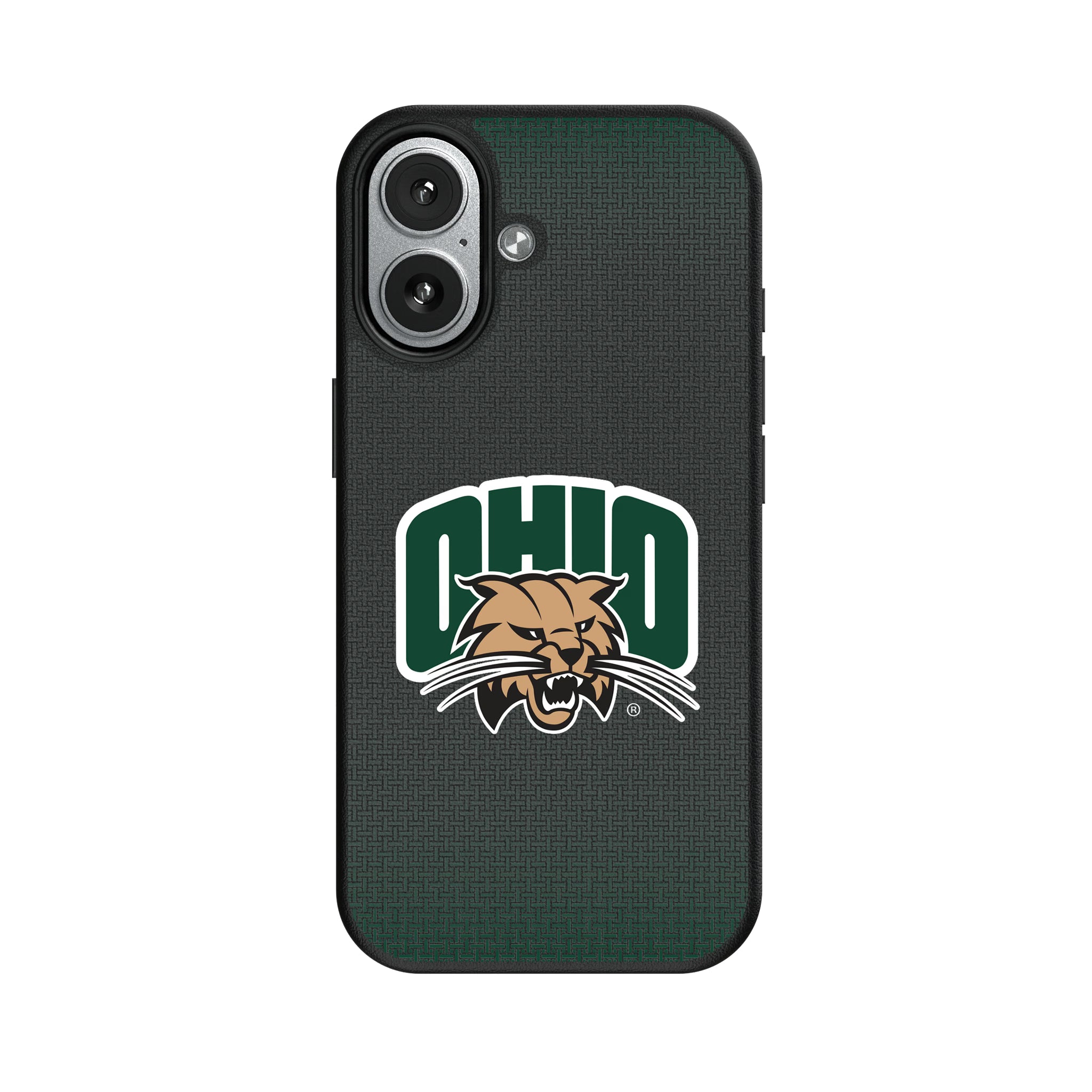 Ohio University Bobcats Linen iPhone MagSafe Compatible Phone Case for Apple iPhone#Device_iPhone 17