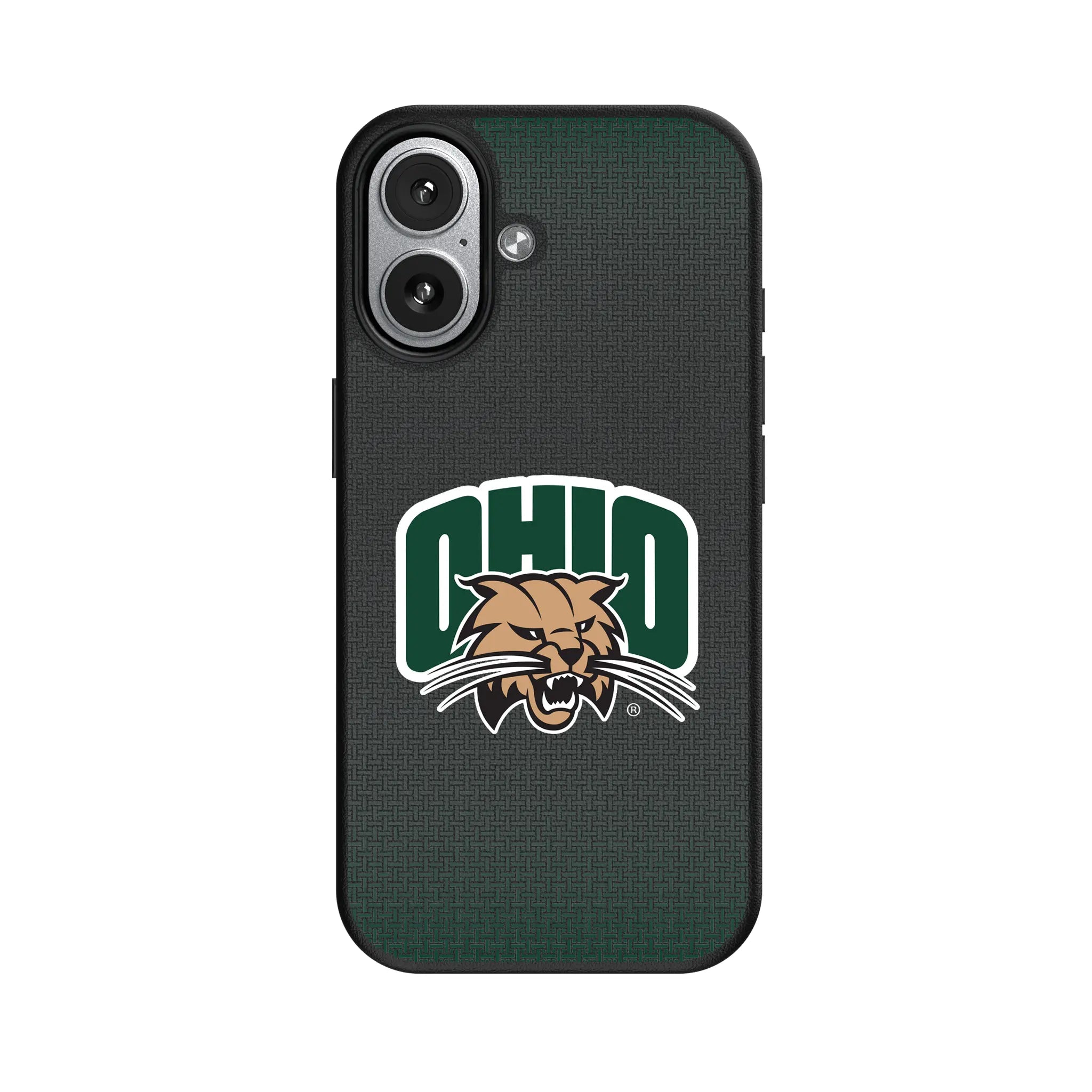 Ohio University Bobcats Linen iPhone MagSafe Compatible Phone Case for Apple iPhone#Device_iPhone 17