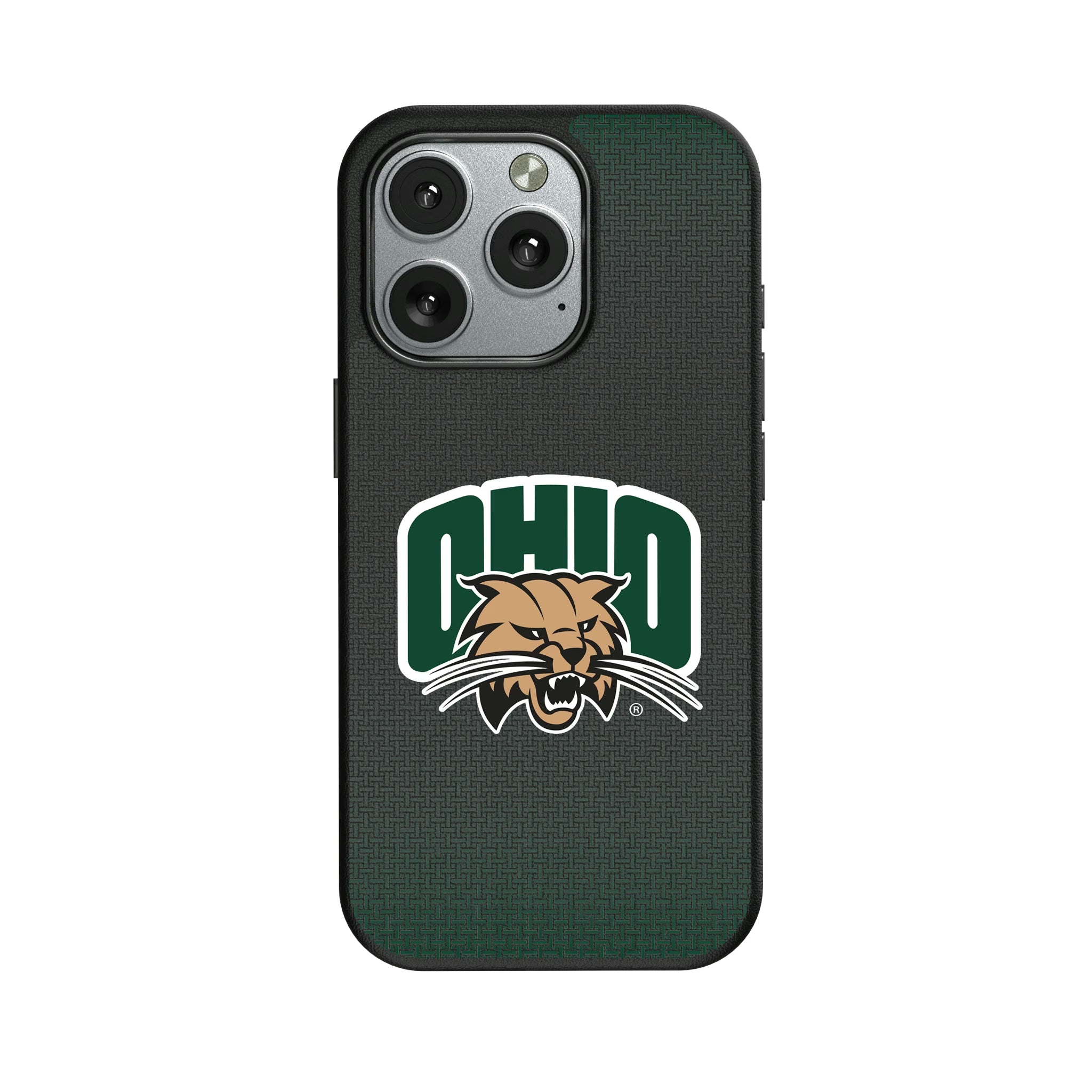 Ohio University Bobcats Linen iPhone MagSafe Compatible Phone Case for Apple iPhone