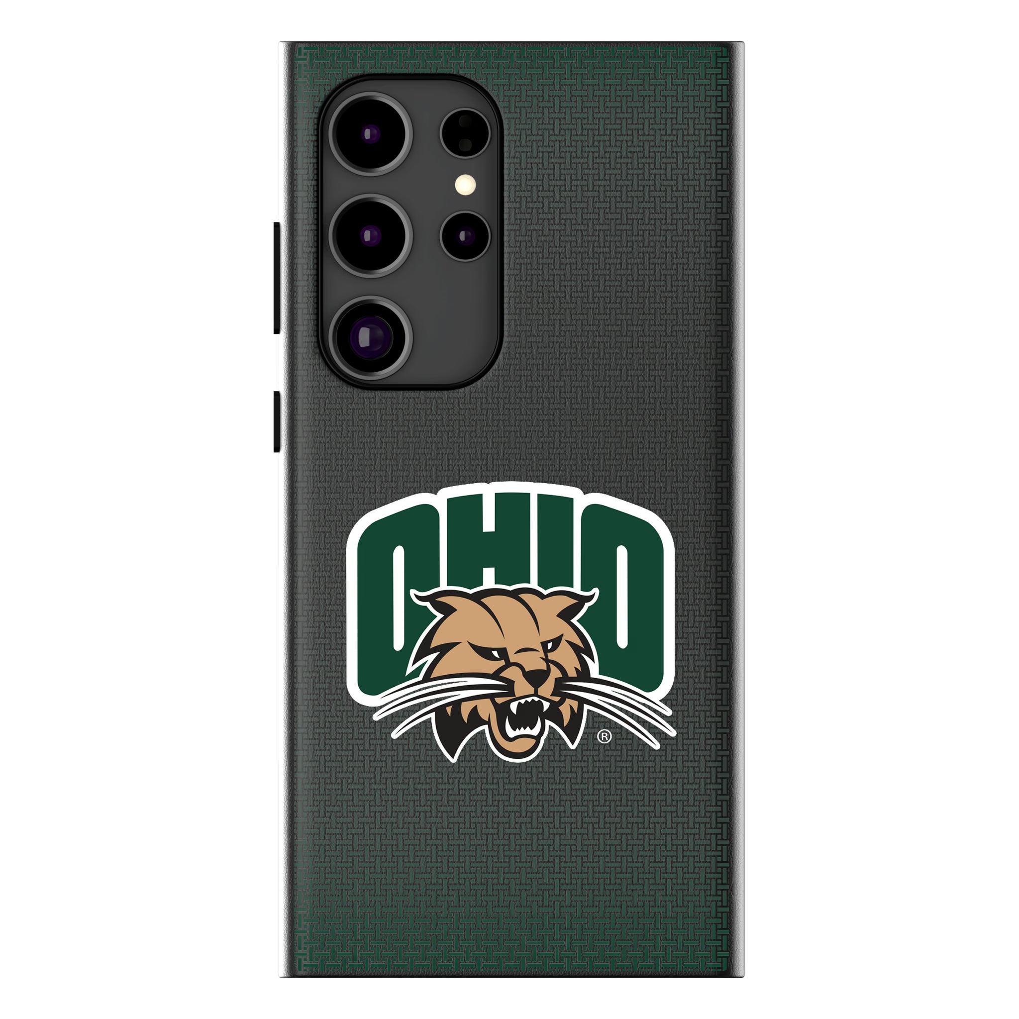 Ohio University Bobcats Linen Galaxy MagSafe Compatible Phone Case for Samsung Galaxy
