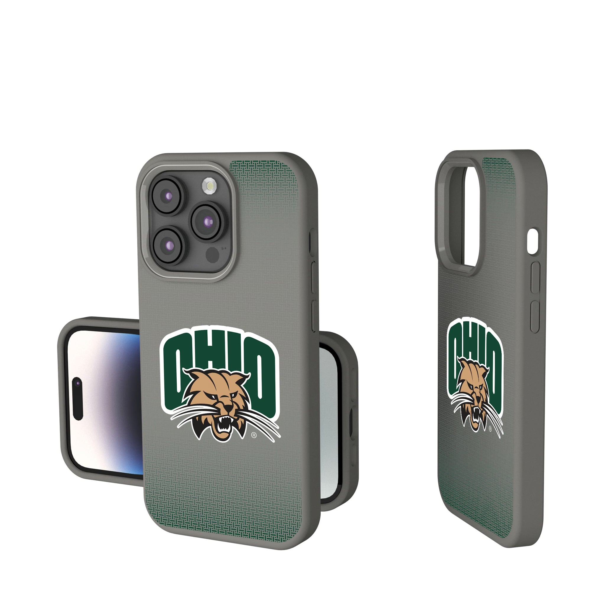 Ohio University Bobcats Linen iPhone Soft Touch Phone Case for Apple iPhone