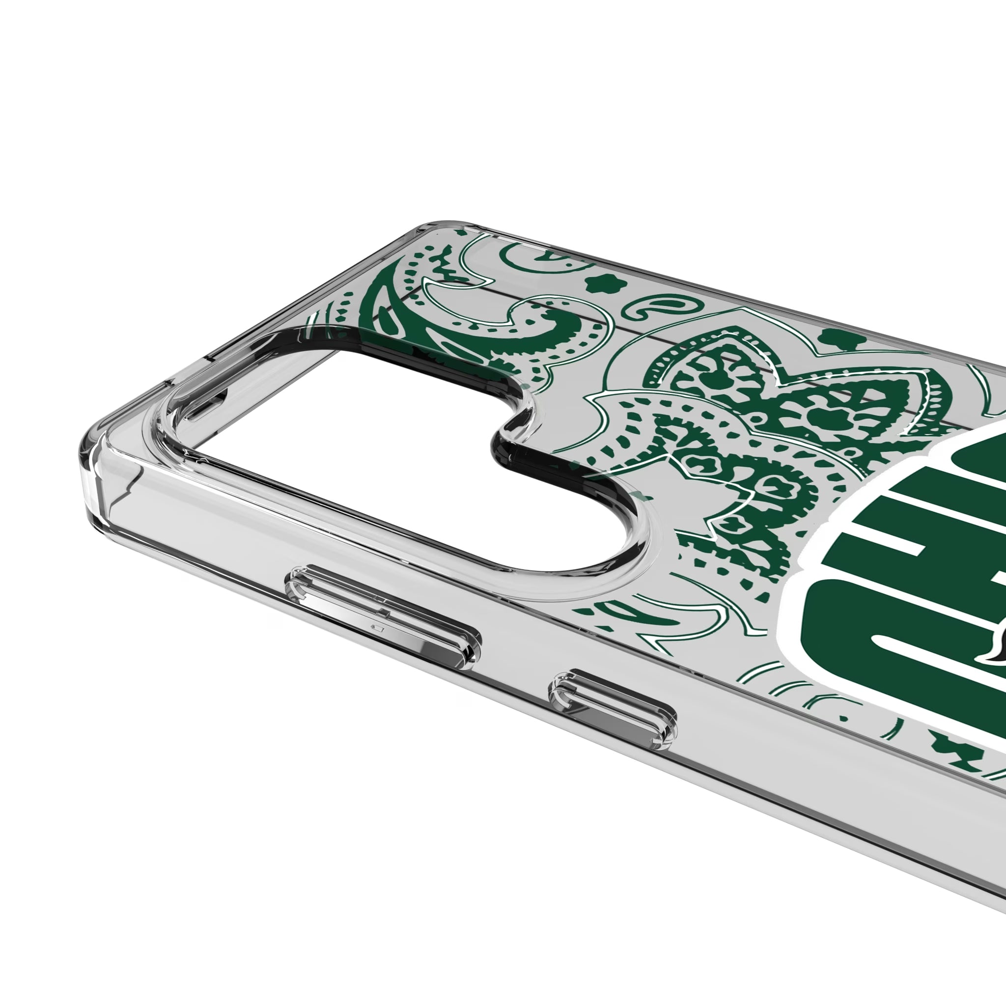 Ohio University Bobcats Paisley Galaxy Clear Phone Case for Samsung Galaxy - Detail