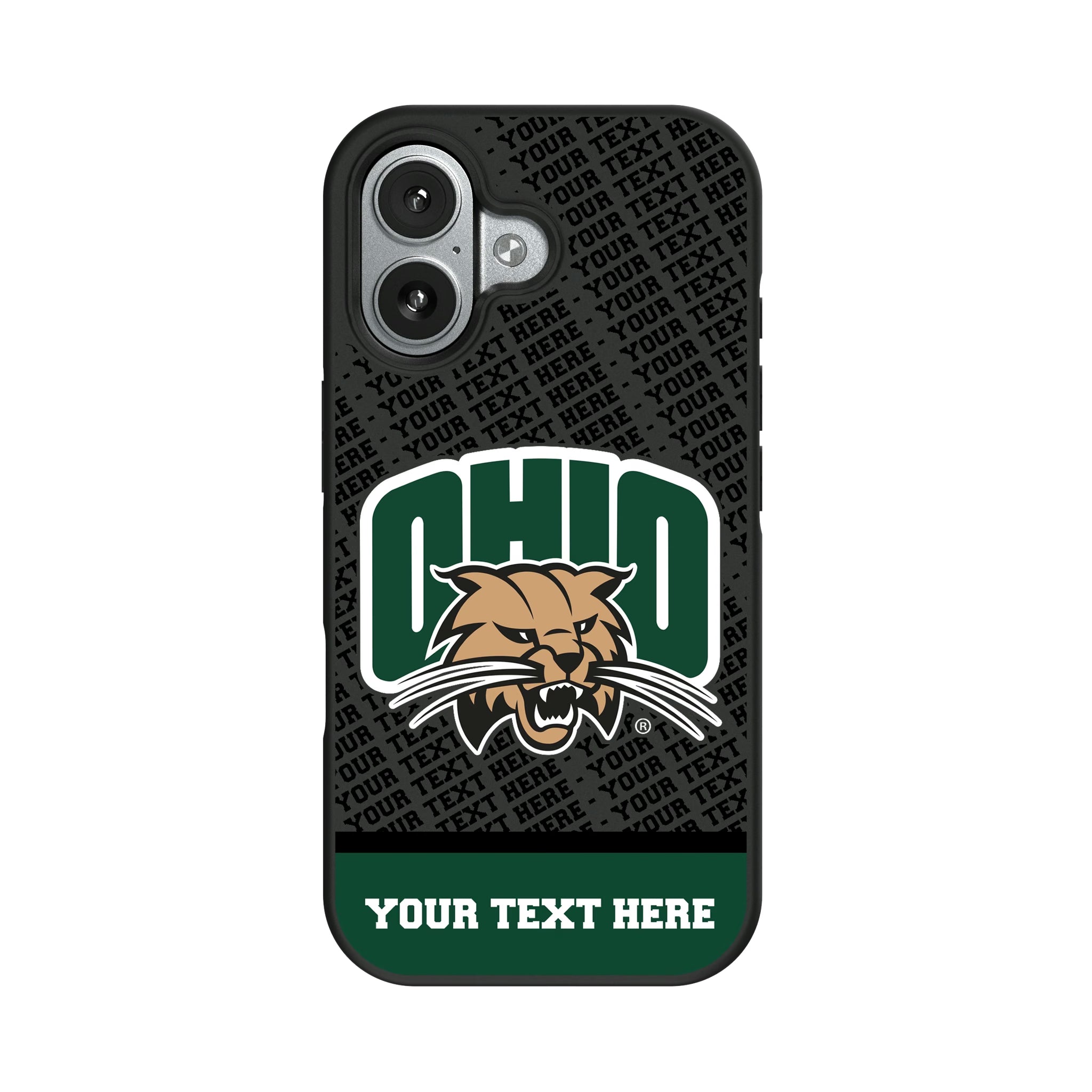 Ohio University Bobcats Personalized EndZone Plus iPhone Bump Phone Case for Apple iPhone#Device_iPhone 17