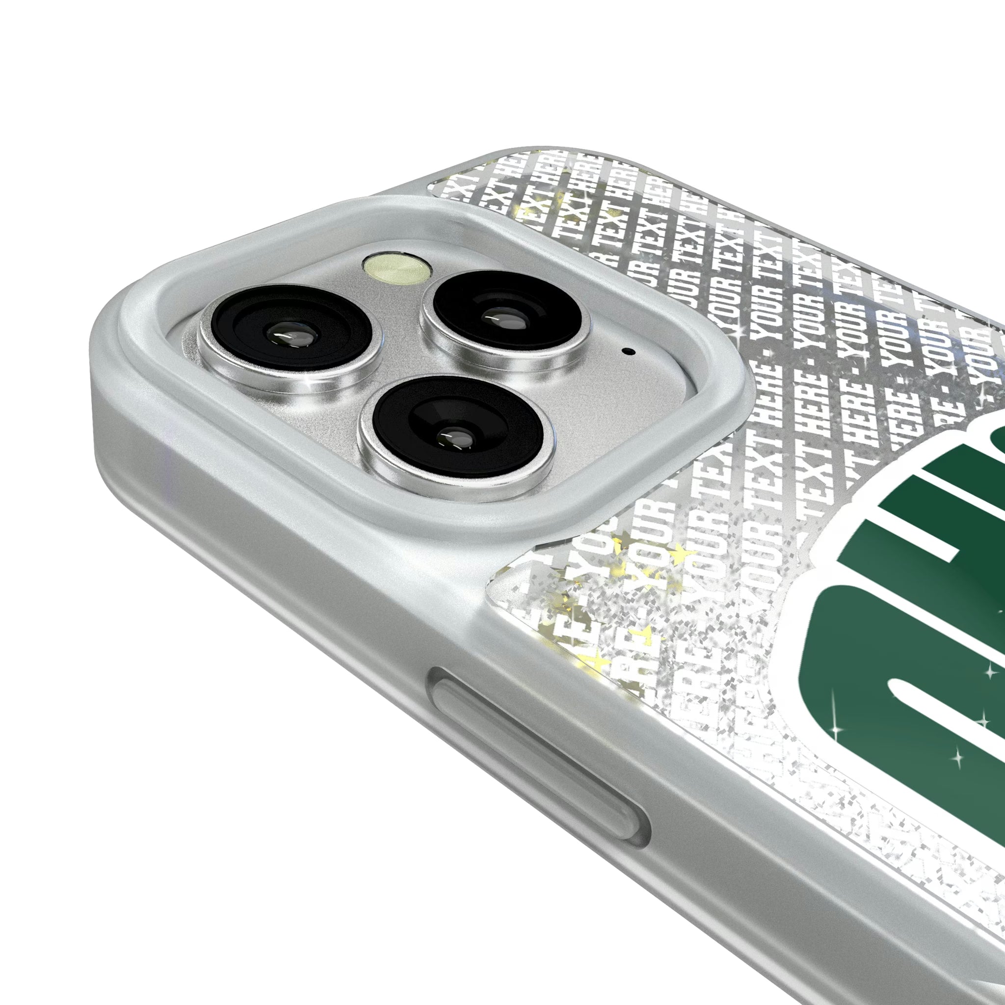 Ohio University Bobcats Personalized EndZone Plus iPhone Glitter Phone Case for Apple iPhone - Detail#Device_iPhone 16 Pro