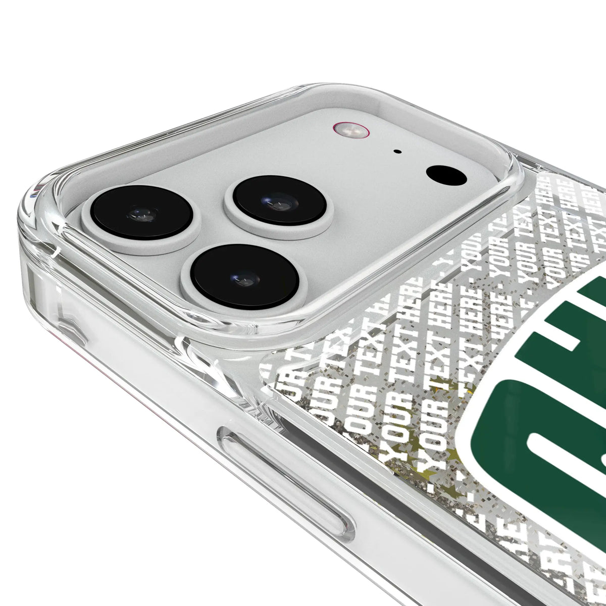 Ohio University Bobcats Personalized EndZone Plus iPhone Glitter Phone Case for Apple iPhone - Detail#Device_iPhone 18 Pro Max