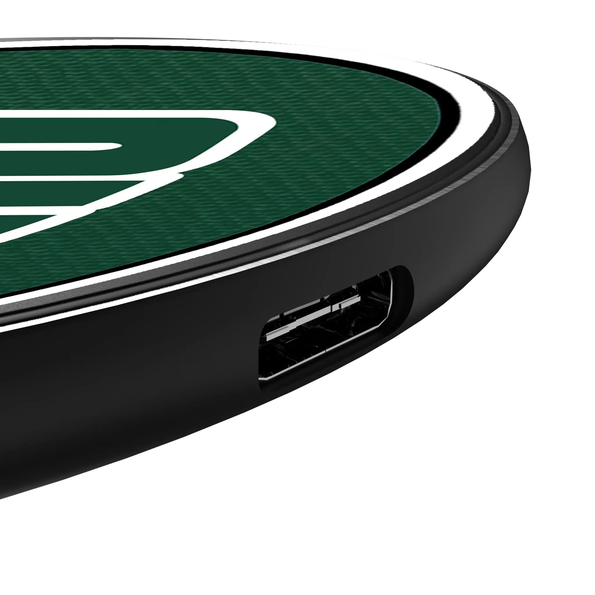 Ohio University Bobcats Personalized Endzone Solid 15-Watt Wireless Charger - Detail