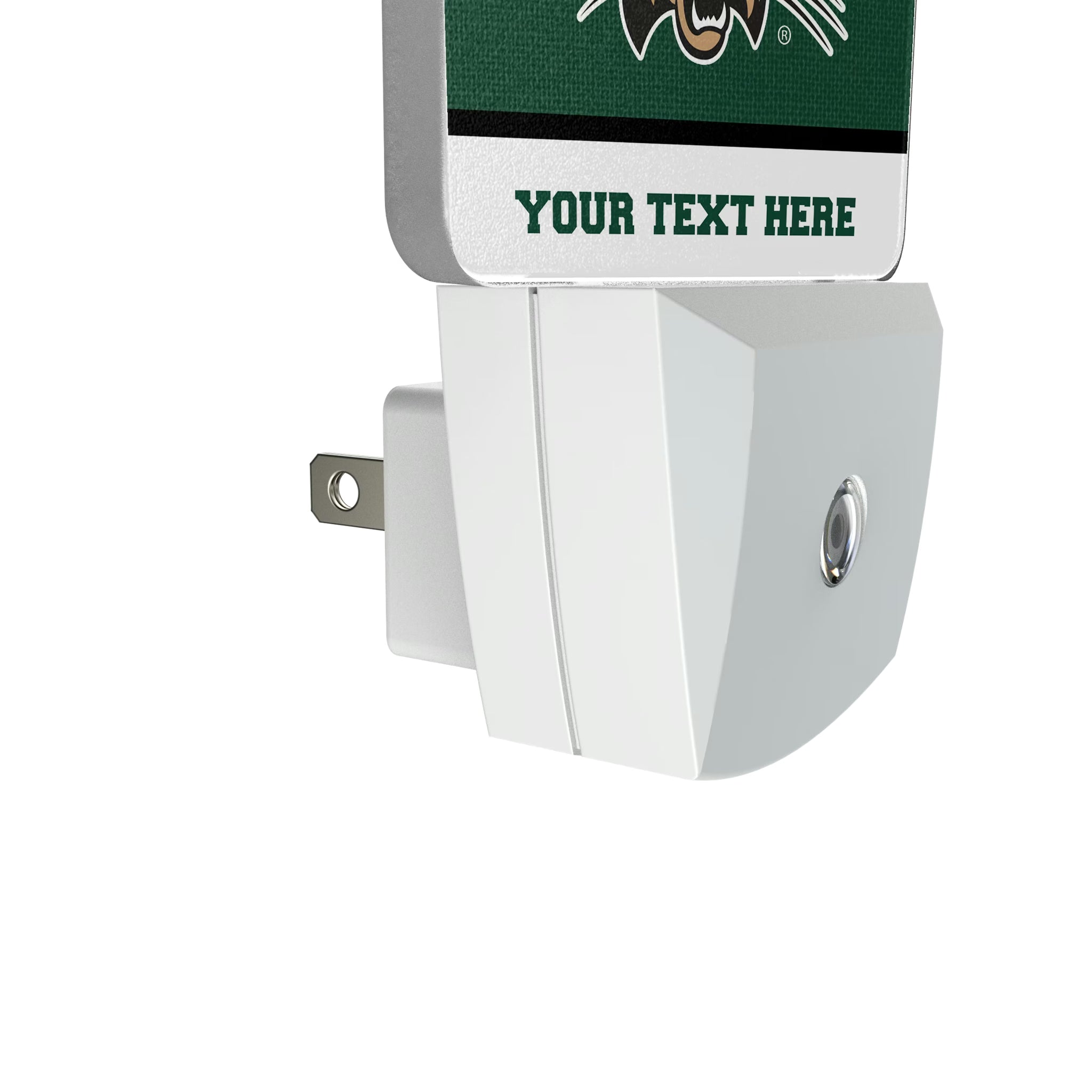 Ohio University Bobcats Personalized Endzone Solid Night Light 2-Pack - Detail