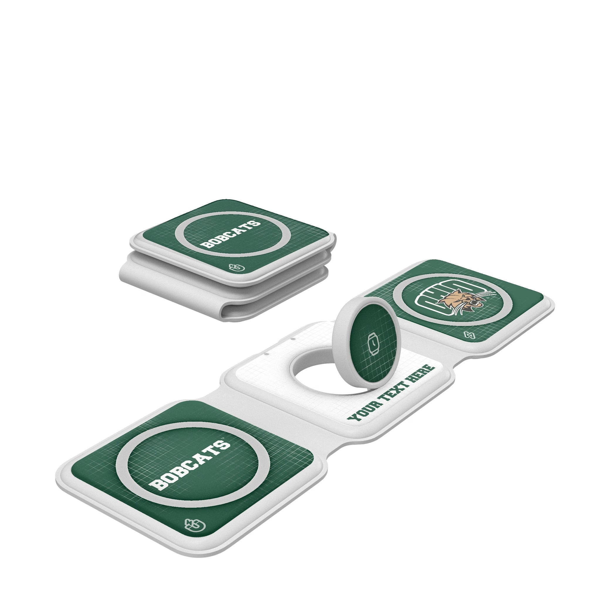 Ohio University Bobcats Personalized Hatch Foldable 3 in 1 Charger