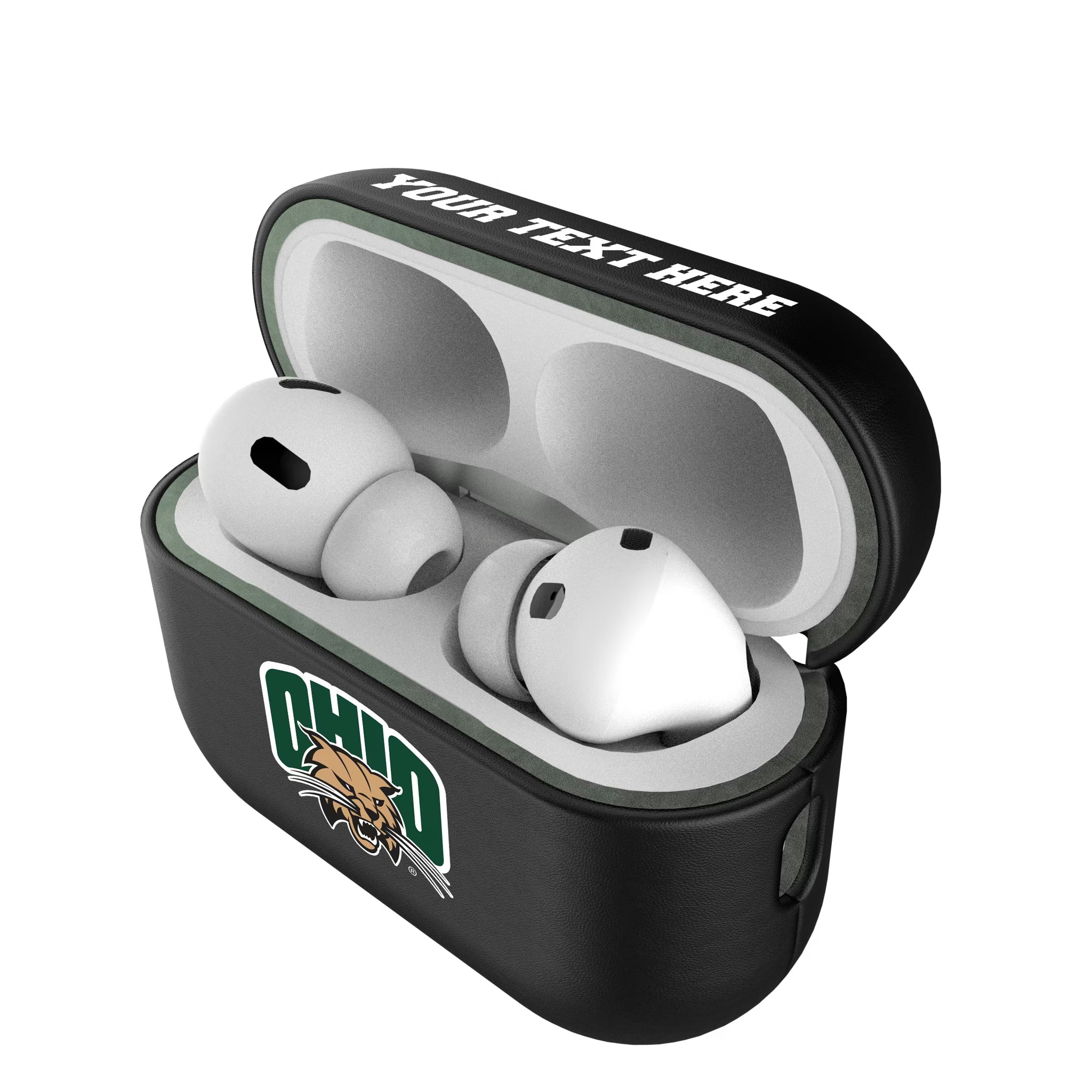 Ohio University Bobcats Personalized Insignia AirPods AirPod Case Cover#Device_AirPods Pro 2nd Gen