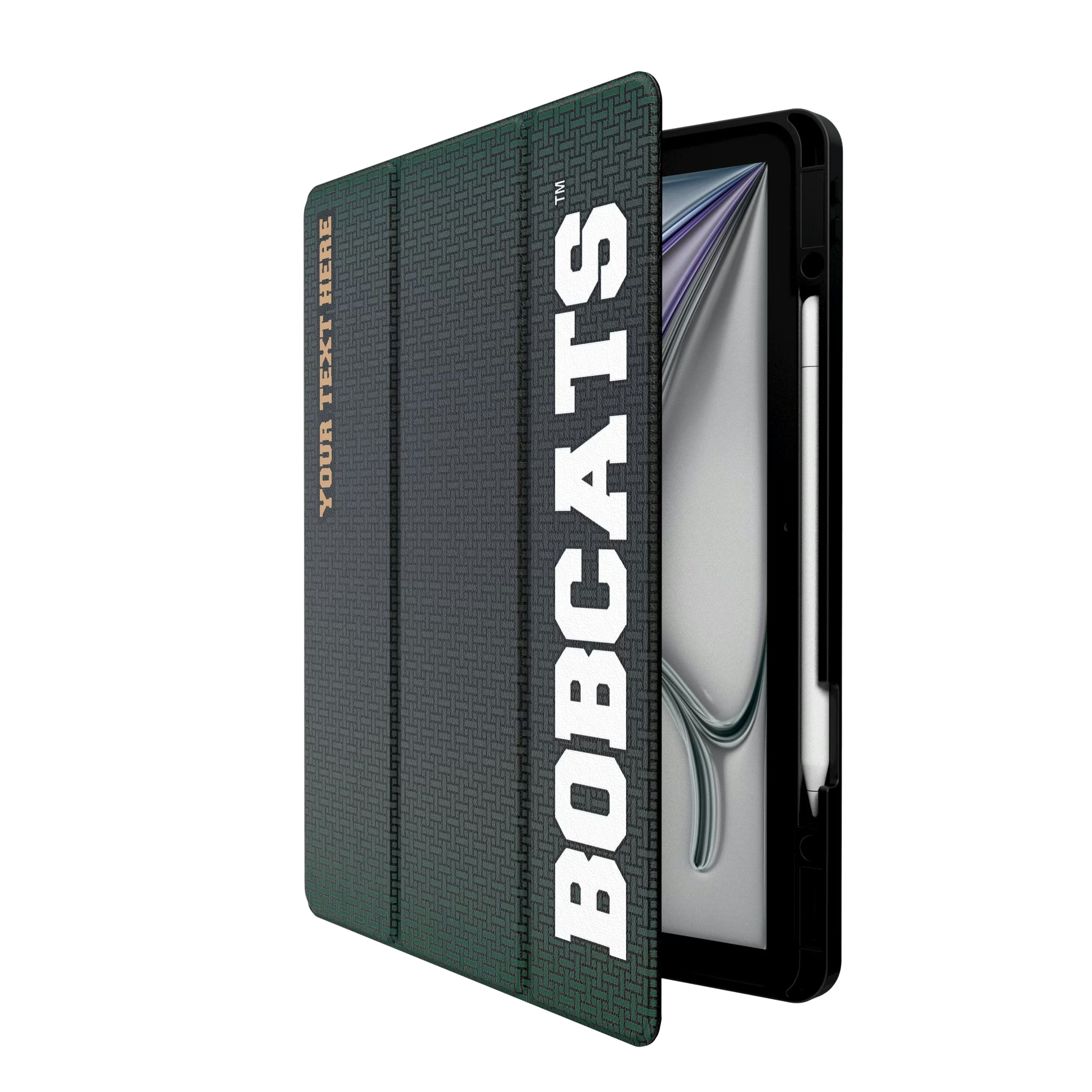 Ohio University Bobcats Personalized Linen iPad Tablet Case for Apple iPad