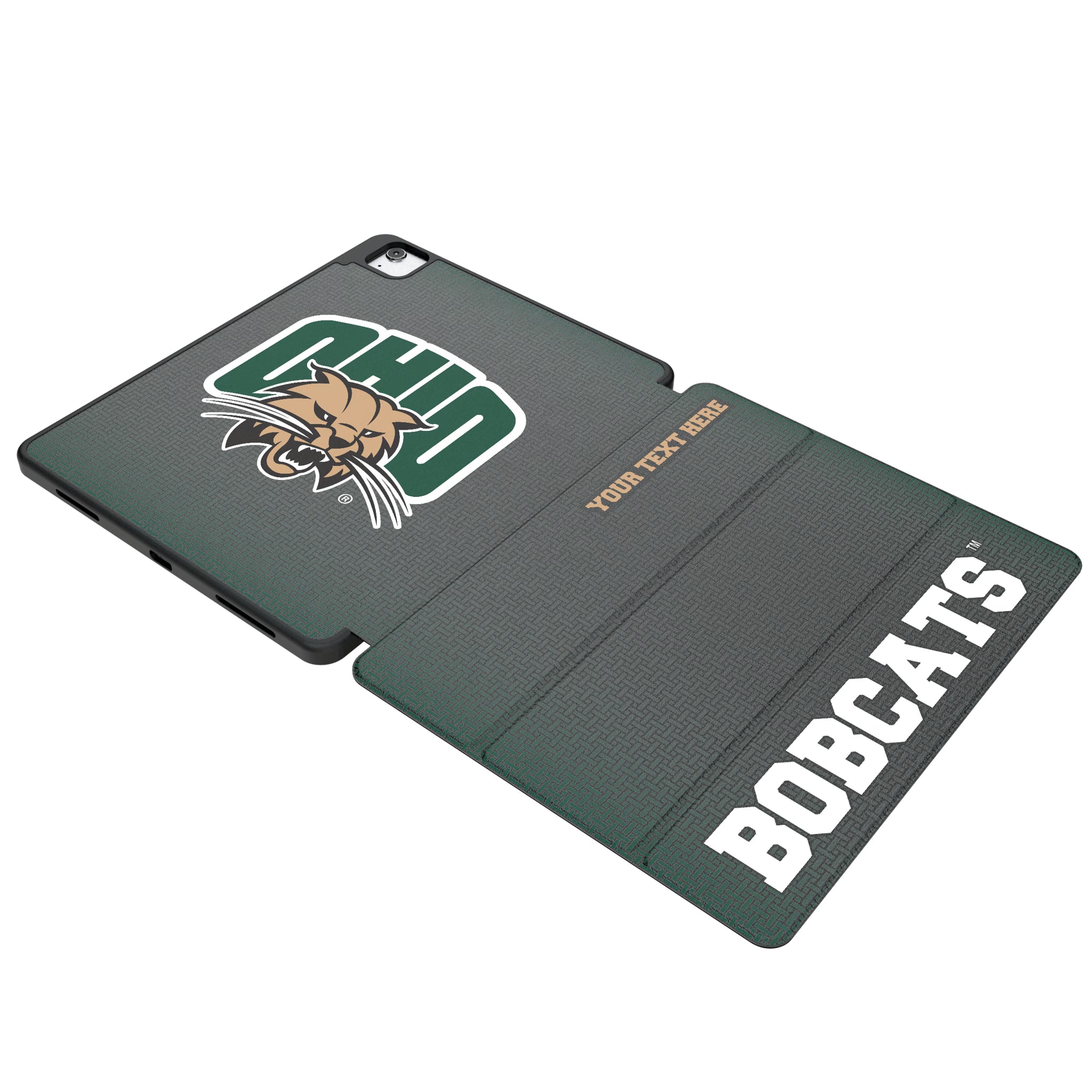 Ohio University Bobcats Personalized Linen iPad Tablet Case for Apple iPad