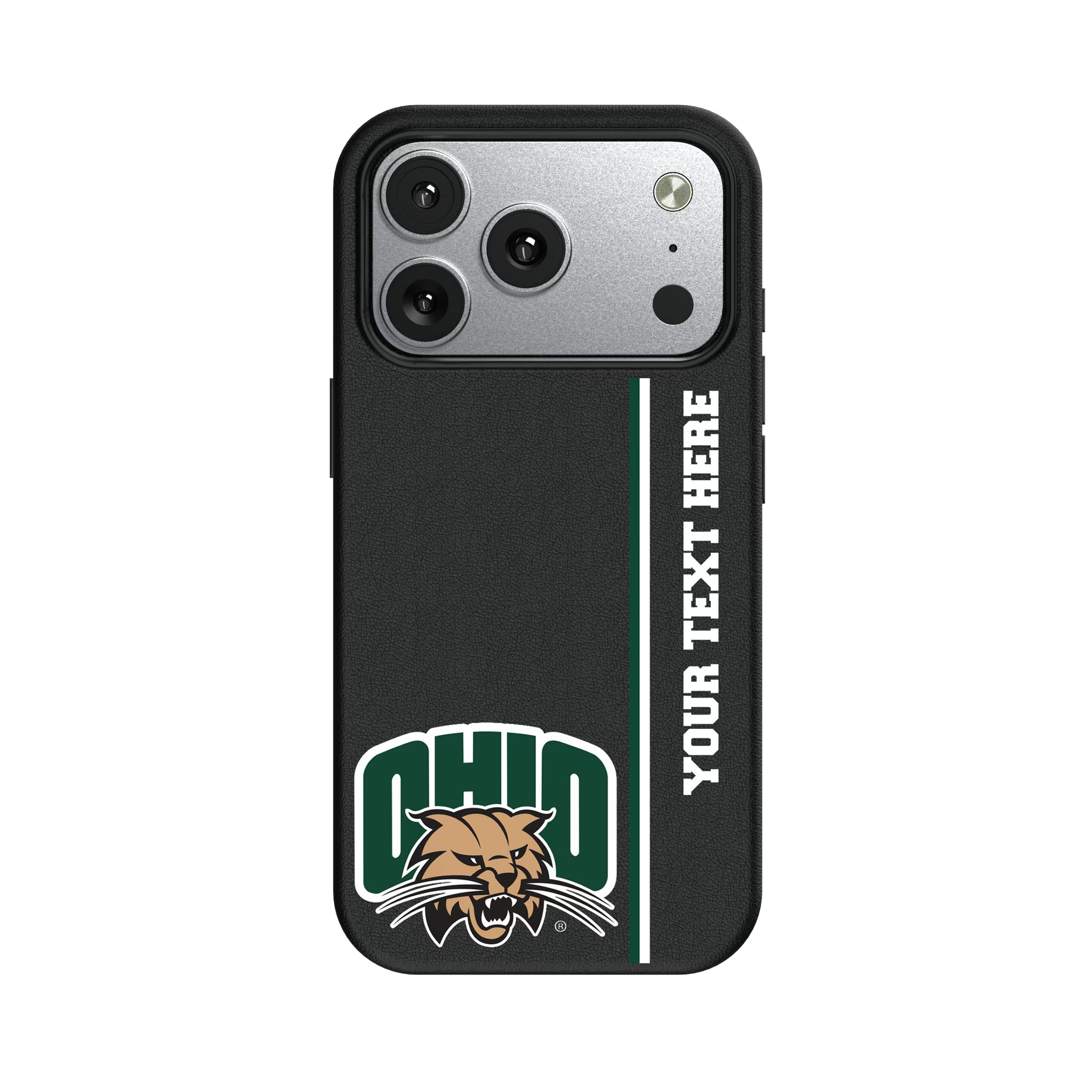 Ohio University Bobcats Personalized Sidebard iPhone MagSafe Compatible Phone Case for Apple iPhone#Device_iPhone 17 Pro