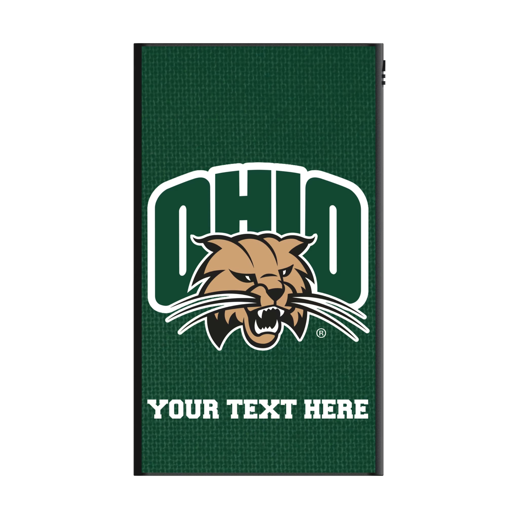 Ohio University Bobcats Personalized Solid 5000mAh Flat Powerbank