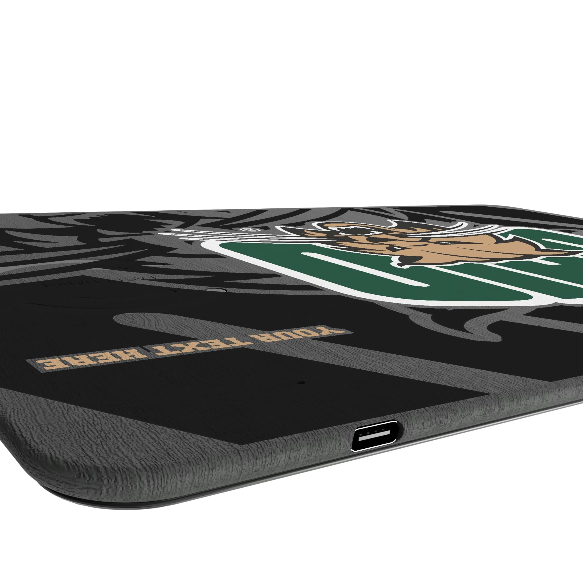 Ohio University Bobcats Personalized Tilt 15-Watt Wireless Charger and Mouse Pad