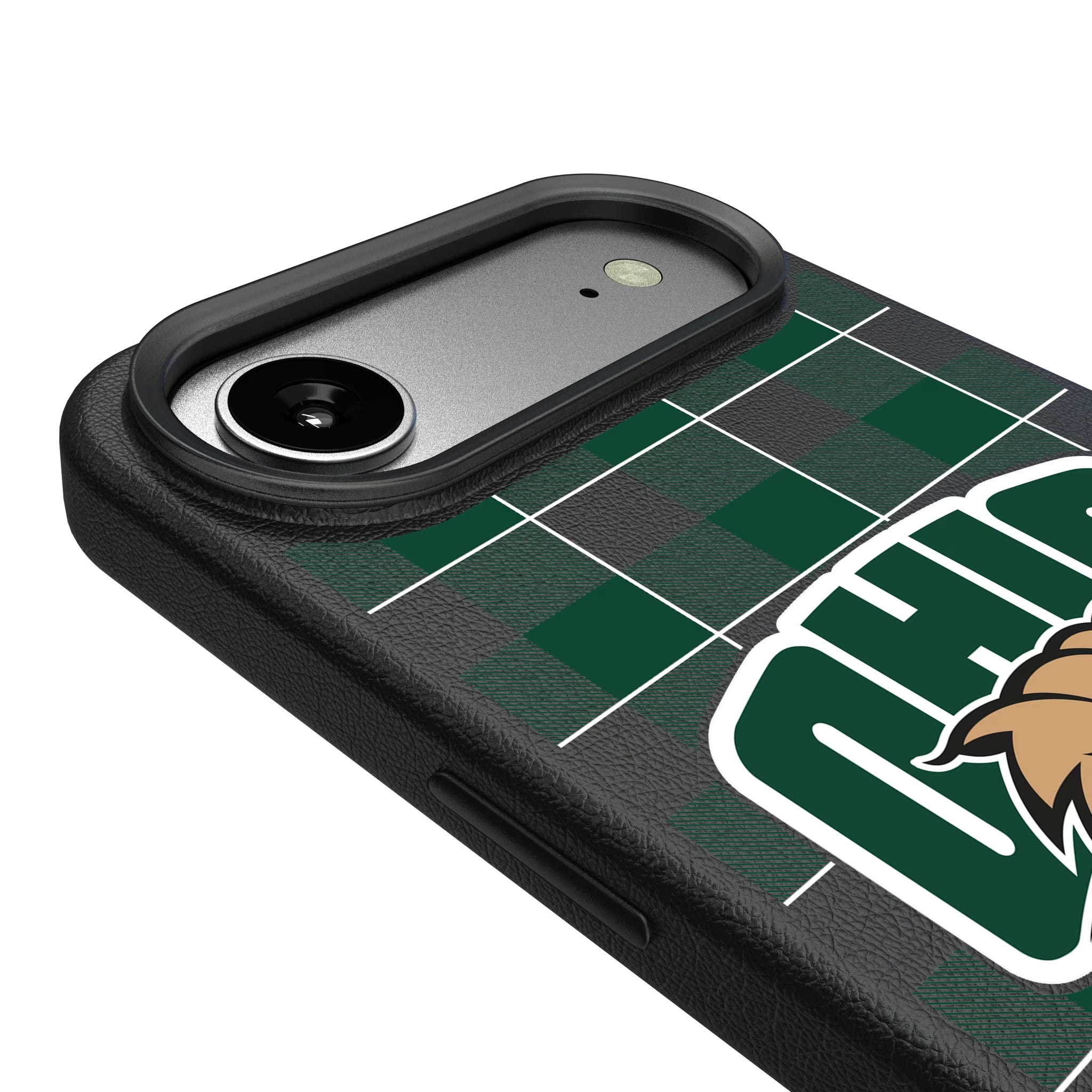Ohio University Bobcats Plaid iPhone MagSafe Compatible Phone Case for Apple iPhone - Detail#Device_iPhone Air