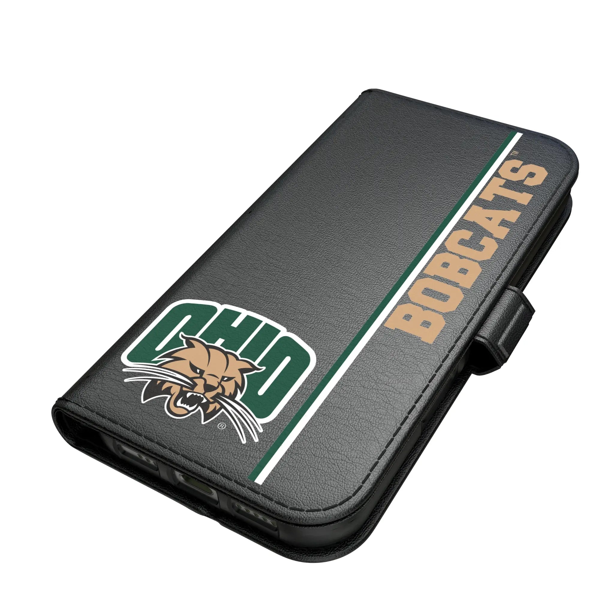 Ohio University Bobcats Sidebar iPhone Folio Phone Case for Apple iPhone#Device_iPhone 17 Pro