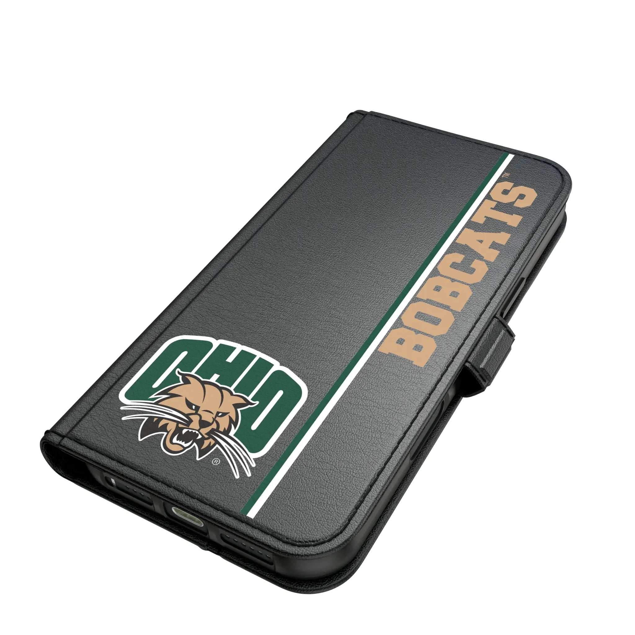 Ohio University Bobcats Sidebar iPhone Folio Phone Case for Apple iPhone#Device_iPhone 17 Pro Max
