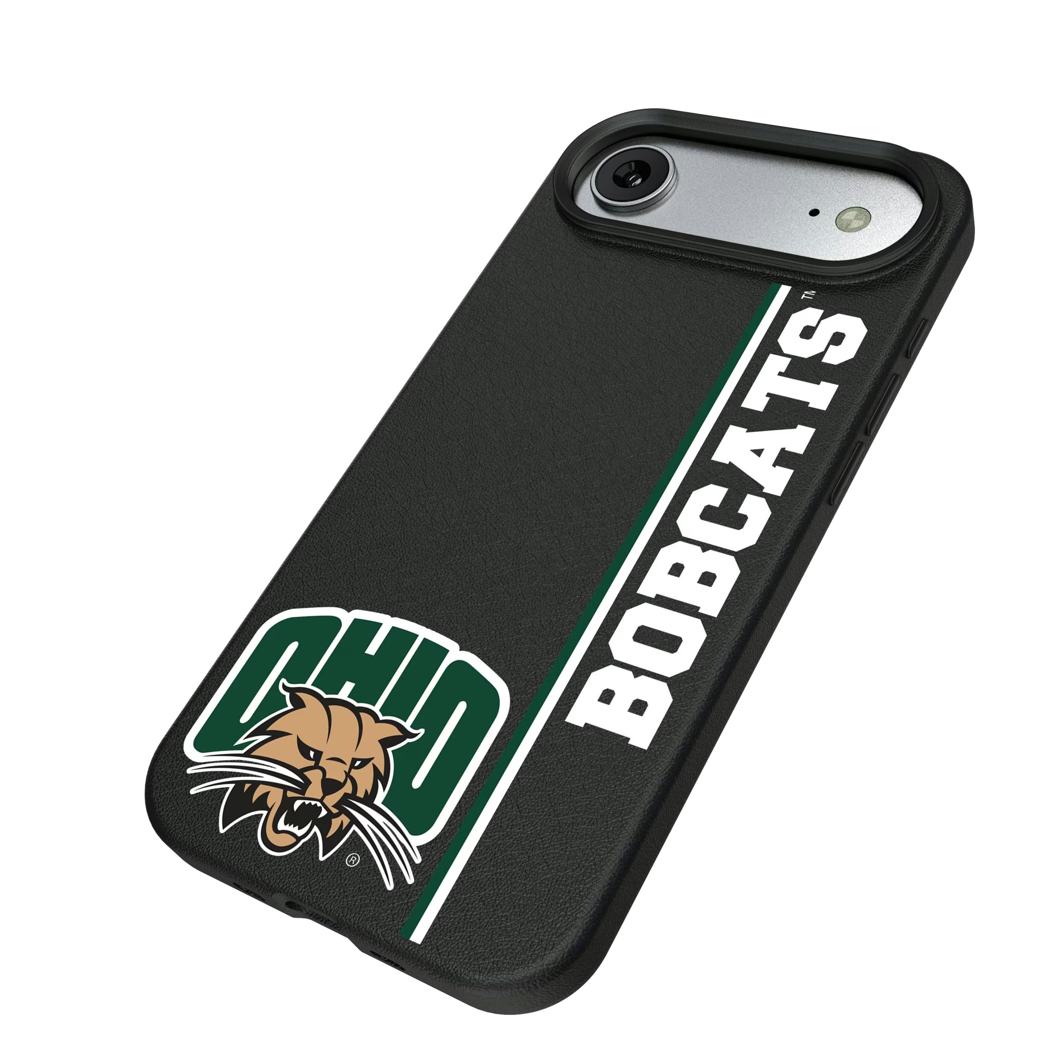 Ohio University Bobcats Sidebar iPhone MagSafe Compatible Phone Case for Apple iPhone - Isometric View#Device_iPhone Air