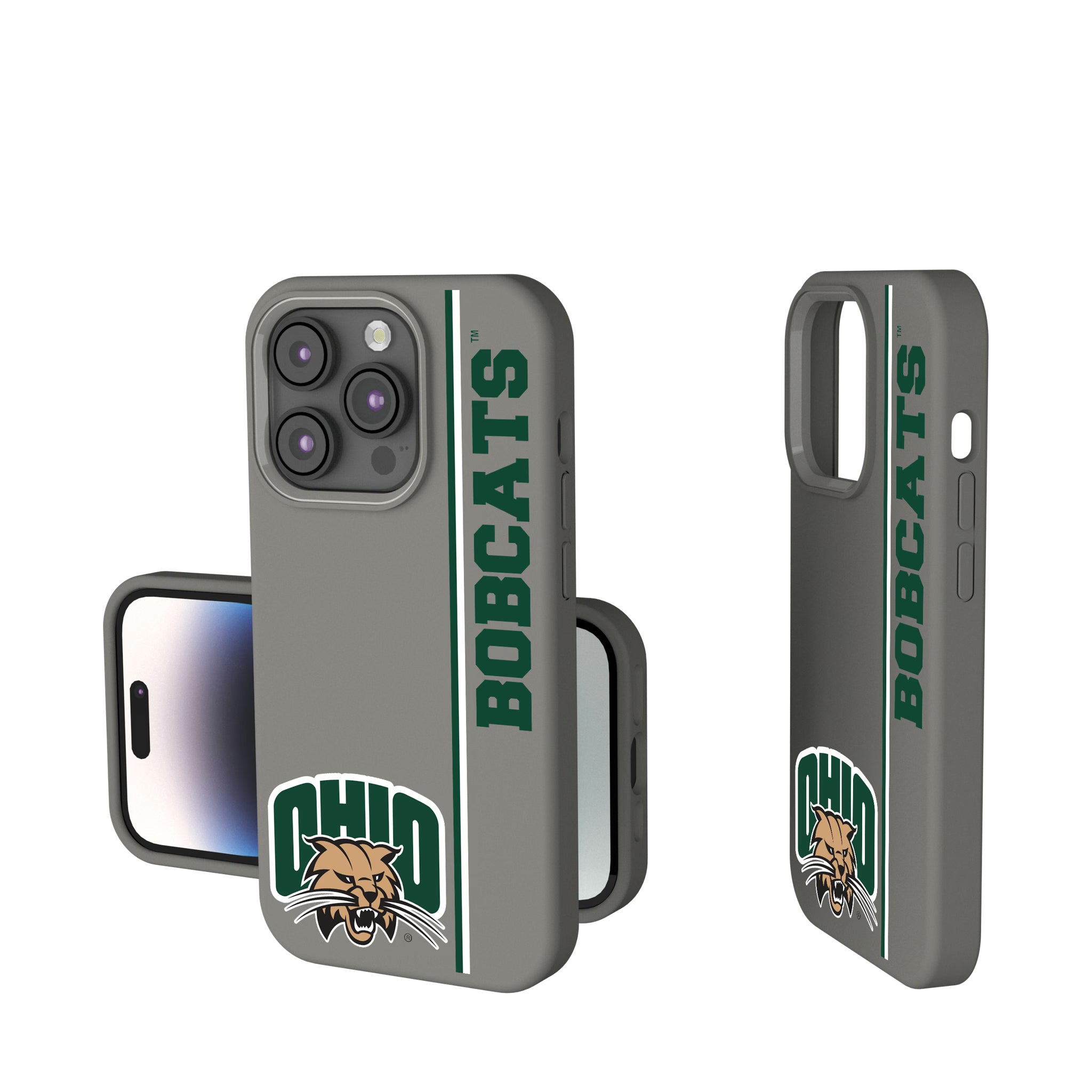 Ohio University Bobcats Sidebar iPhone Soft Touch Phone Case for Apple iPhone