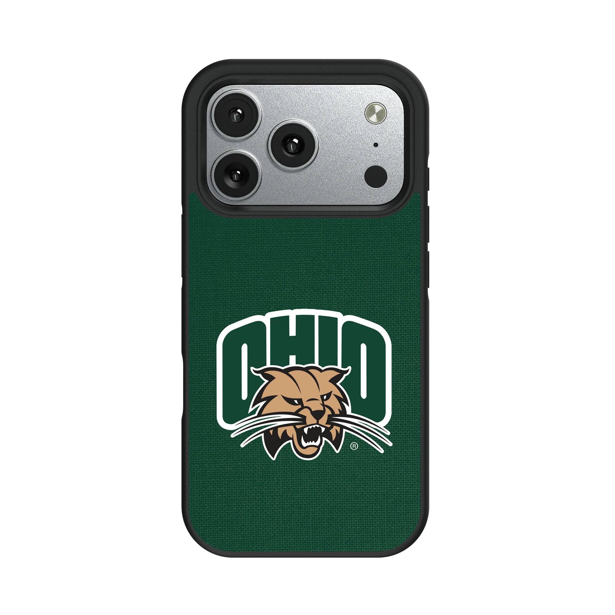 Ohio University Bobcats Solid iPhone Bump Phone Case for Apple iPhone#Device_iPhone 17 Pro