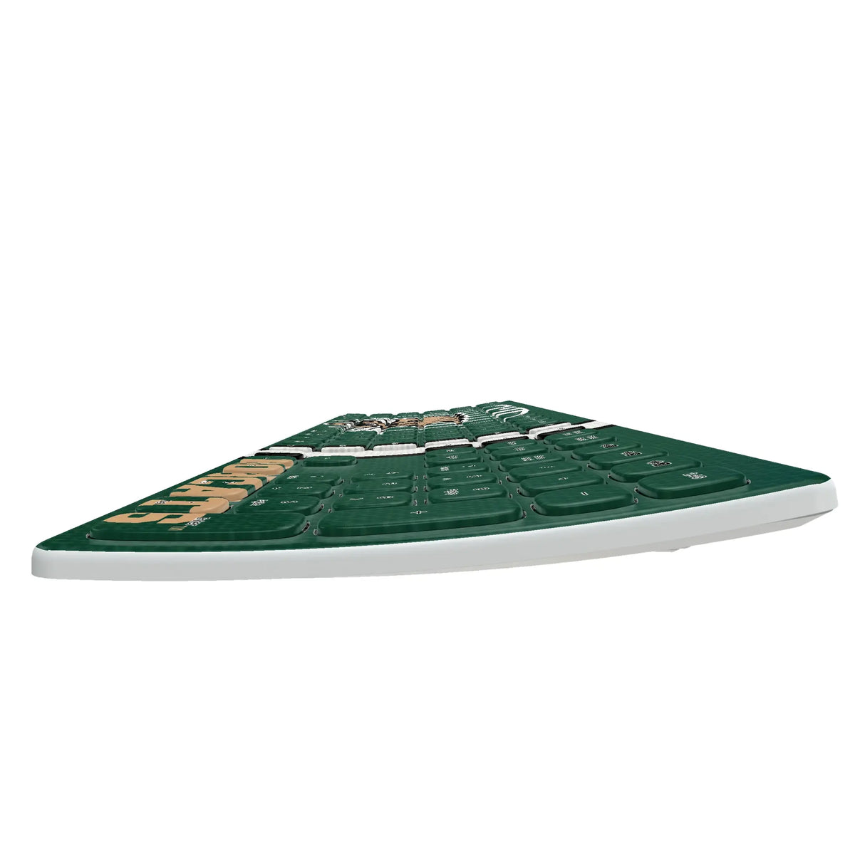 Ohio University Bobcats Stripe KKB605 Curved Wireless Keyboard