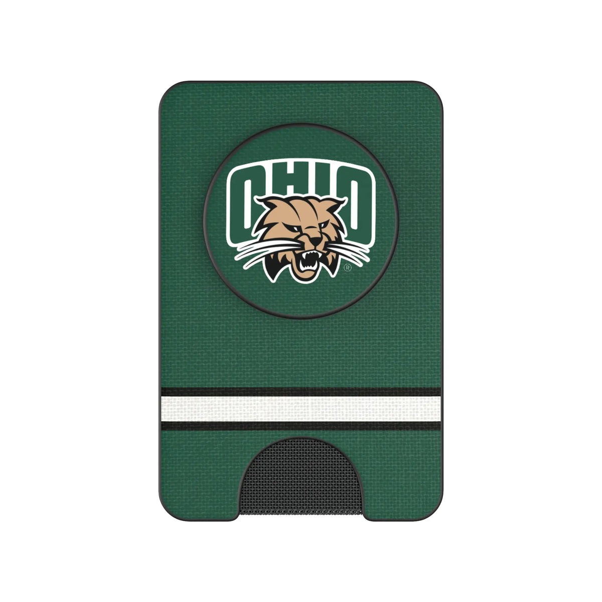 Ohio University Bobcats Stripe Popsockets Wallet Magnetic