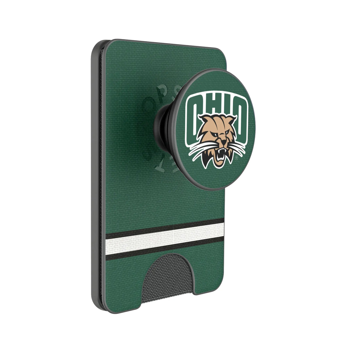 Ohio University Bobcats Stripe Popsockets Wallet Magnetic