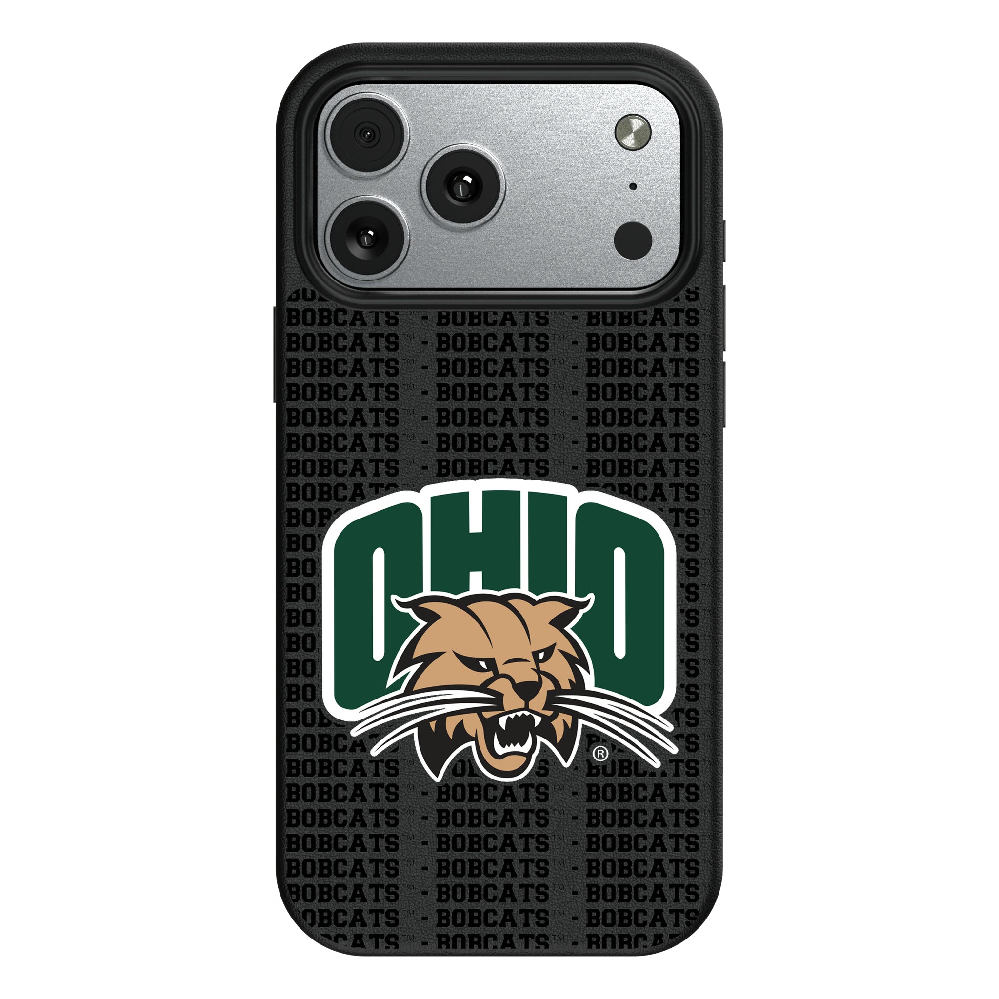 Ohio University Bobcats Text Backdrop iPhone MagSafe Compatible Phone Case for Apple iPhone#Device_iPhone 17 Pro Max