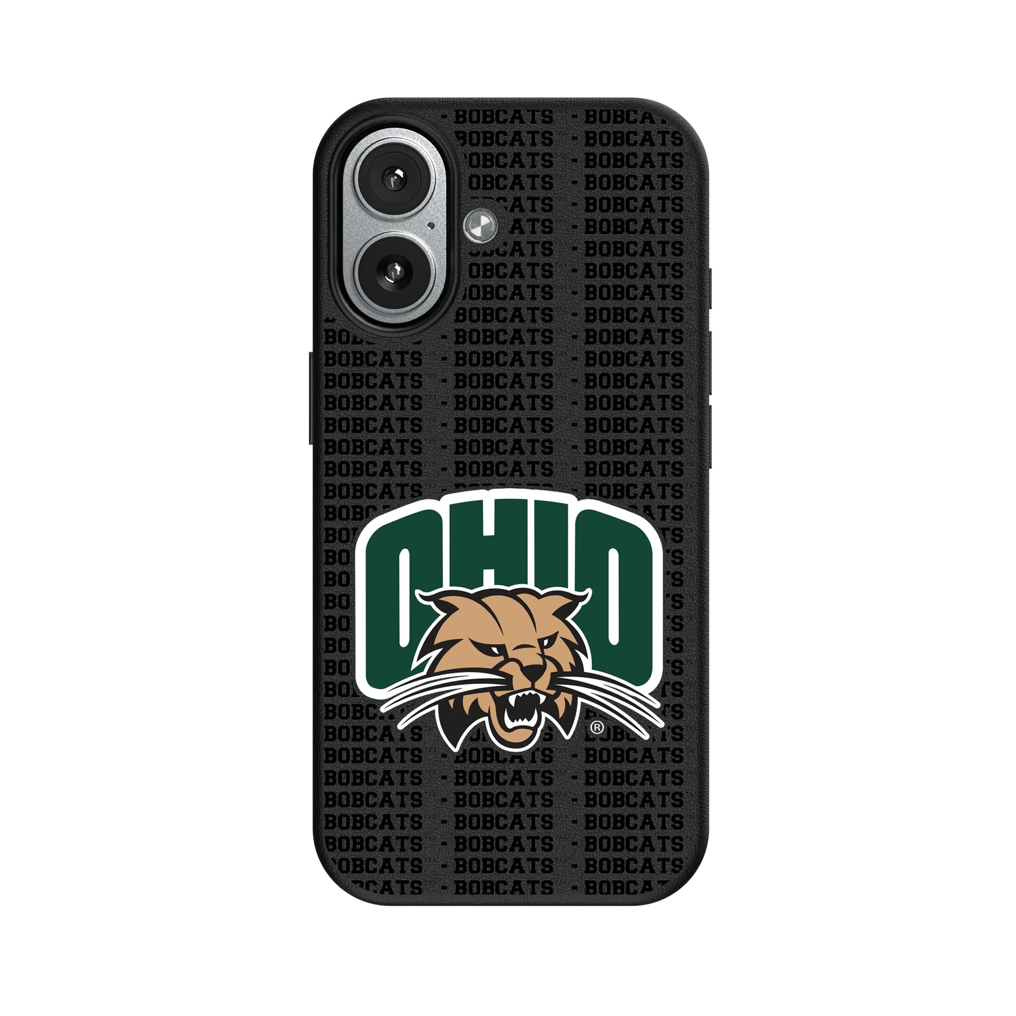 Ohio University Bobcats Text Backdrop iPhone MagSafe Compatible Phone Case for Apple iPhone#Device_iPhone 17