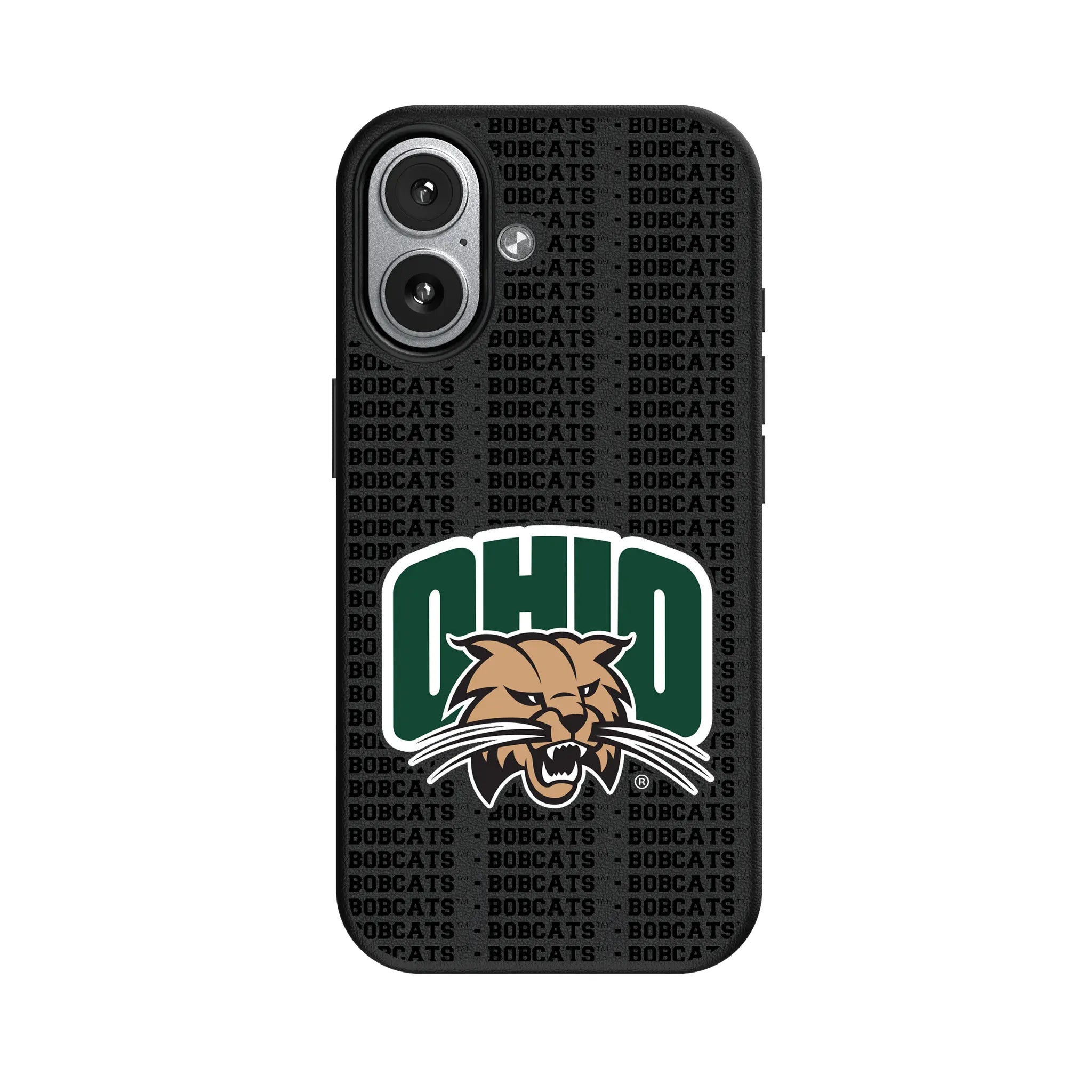 Ohio University Bobcats Text Backdrop iPhone MagSafe Compatible Phone Case for Apple iPhone#Device_iPhone 17