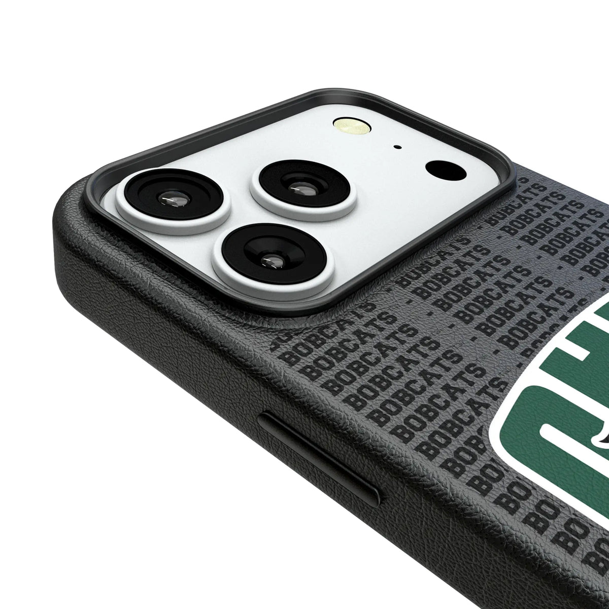 Ohio University Bobcats Text Backdrop iPhone MagSafe Compatible Phone Case for Apple iPhone - Detail#Device_iPhone 18 Pro