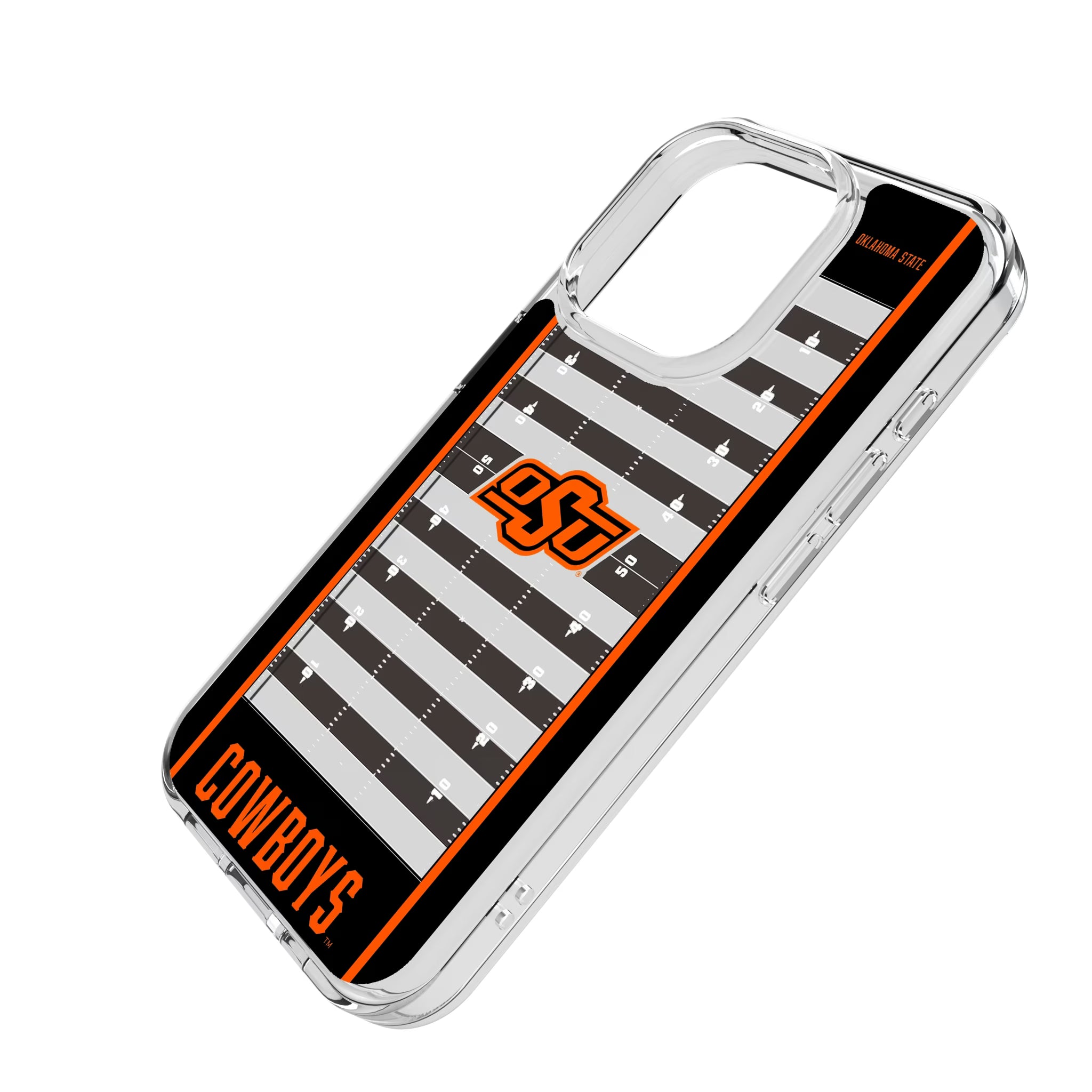 Oklahoma State University Cowboys Field iPhone Clear Phone Case for Apple iPhone - Isometric View