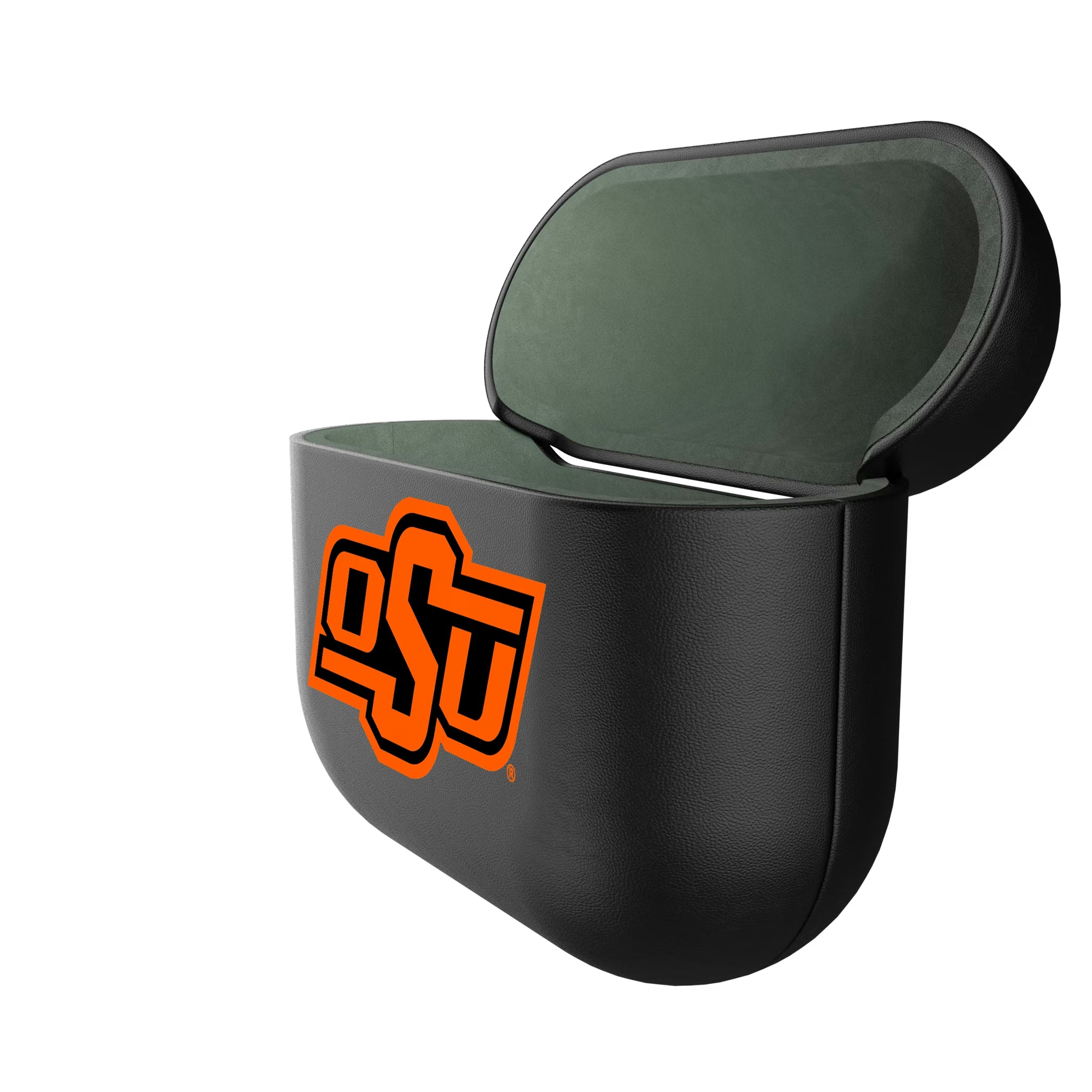 Oklahoma State University Cowboys Insignia AirPods AirPod Case Cover - Isometric View#Device_AirPods 3rd Gen