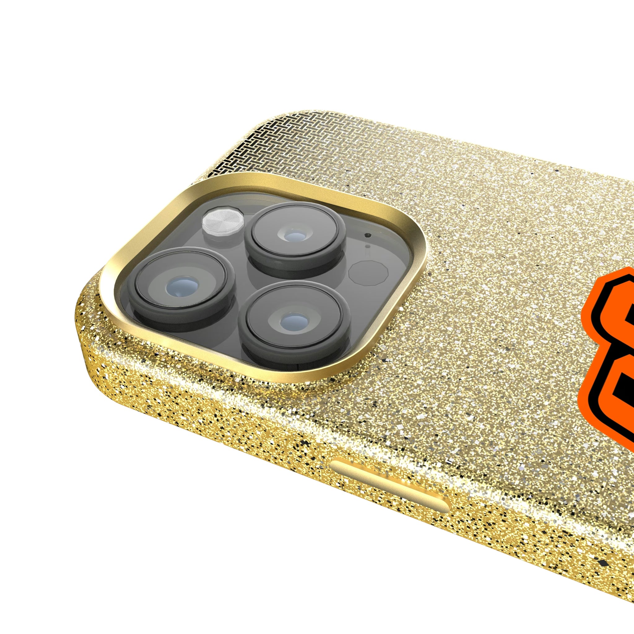 Oklahoma State University Cowboys Linen iPhone Bling Phone Case for Apple iPhone - Detail
