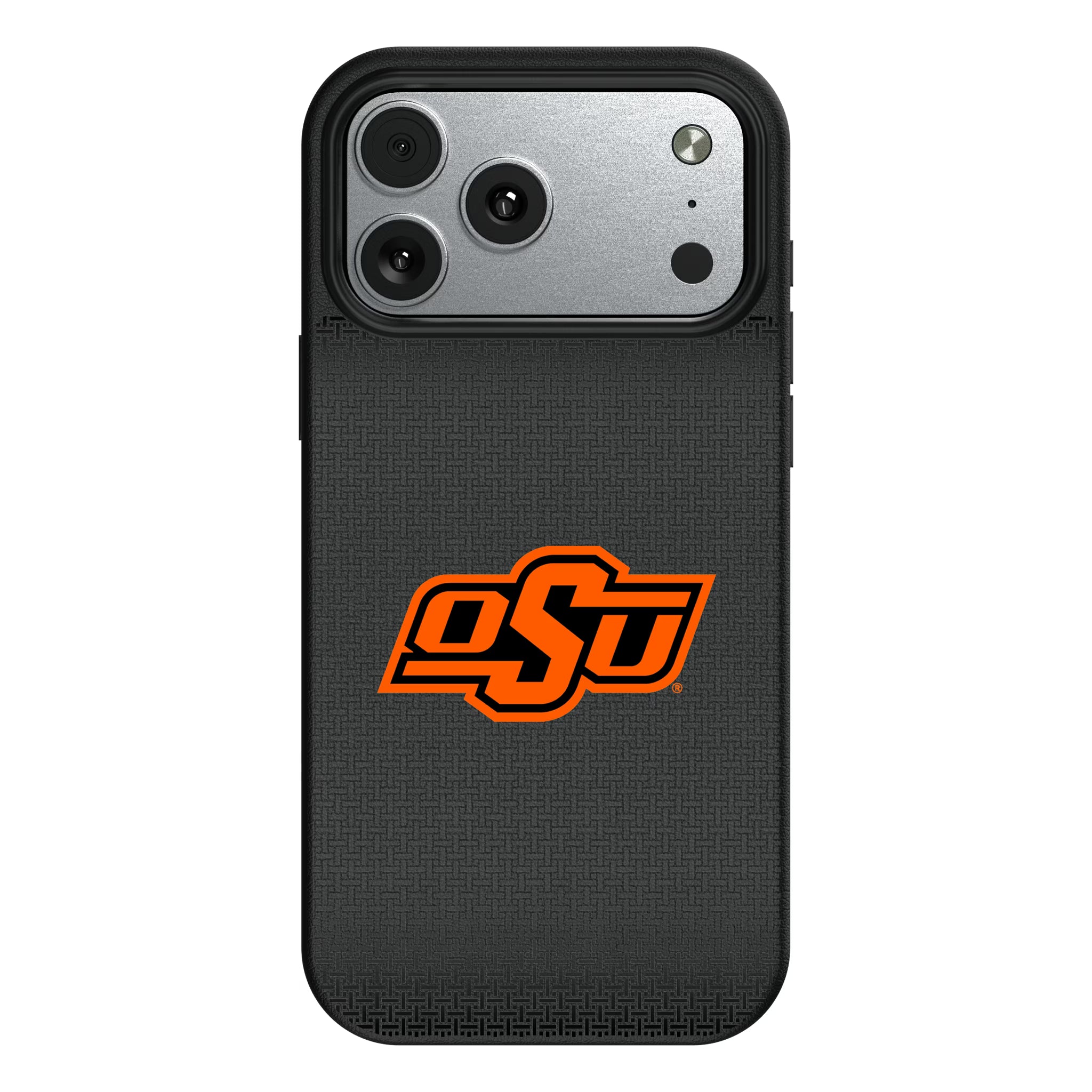 Oklahoma State University Cowboys Linen iPhone MagSafe Compatible Phone Case for Apple iPhone#Device_iPhone 17 Pro Max
