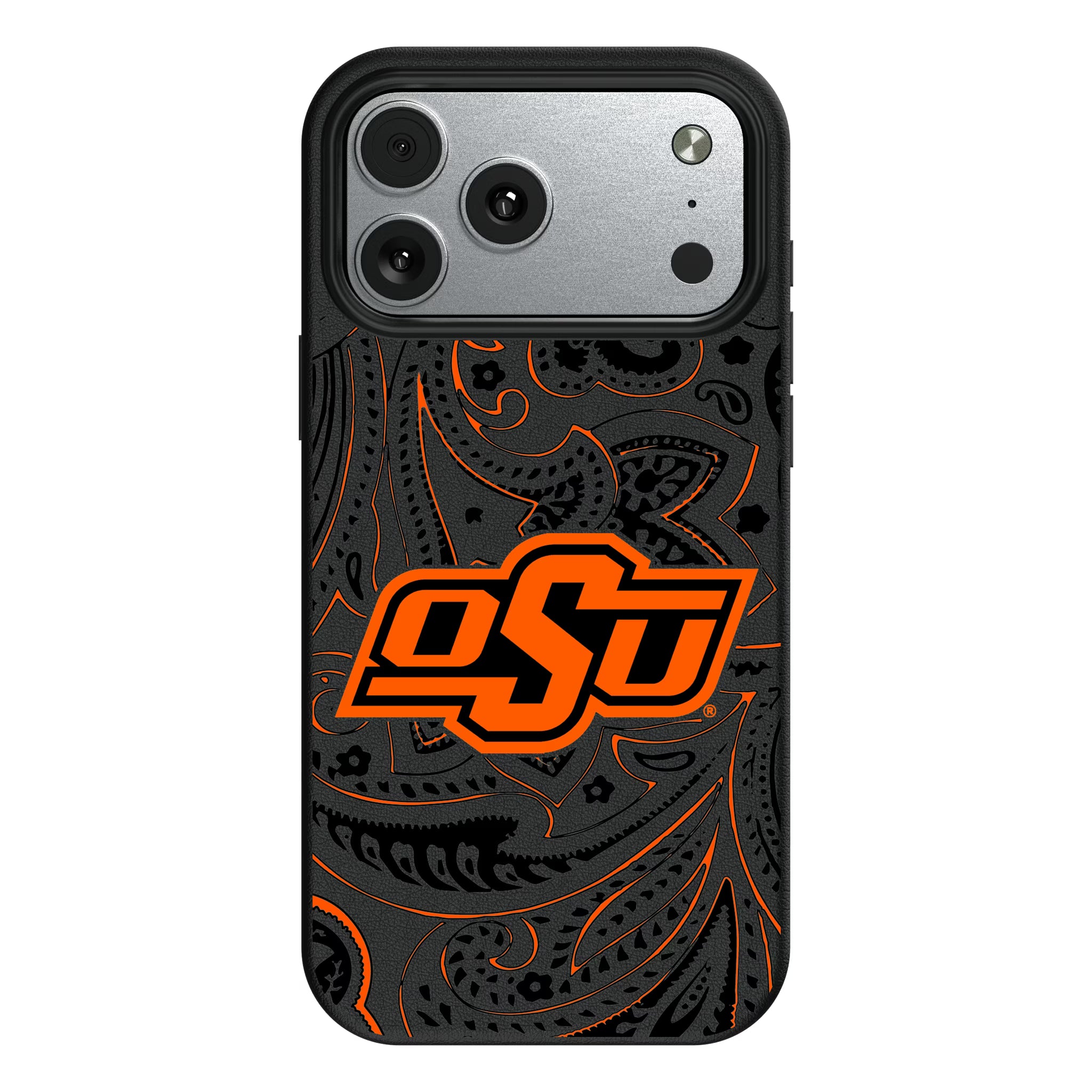 Oklahoma State University Cowboys Paisley iPhone MagSafe Compatible Phone Case for Apple iPhone#Device_iPhone 17 Pro Max
