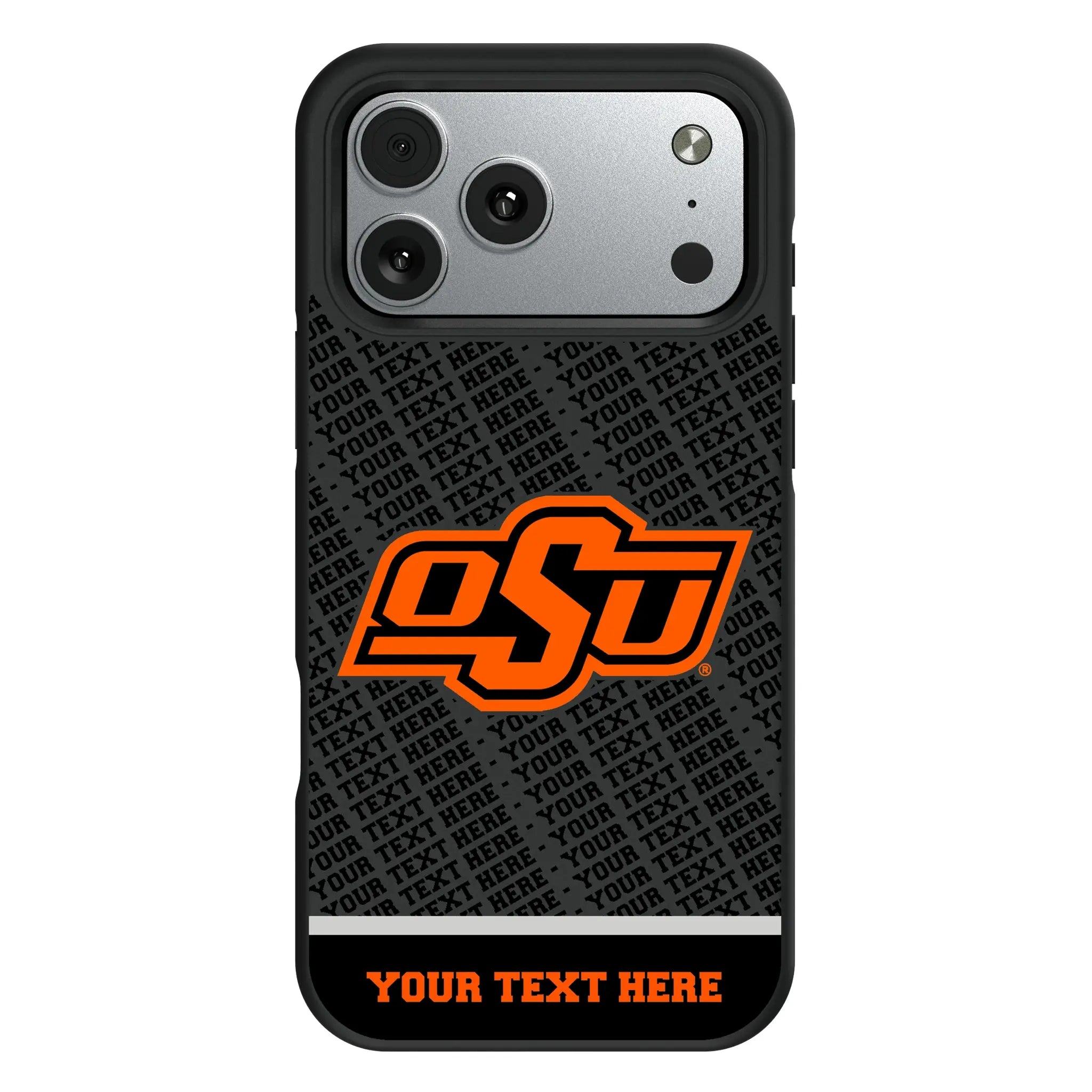 Oklahoma State University Cowboys Personalized EndZone Plus iPhone Bump Phone Case for Apple iPhone#Device_iPhone 17 Pro Max