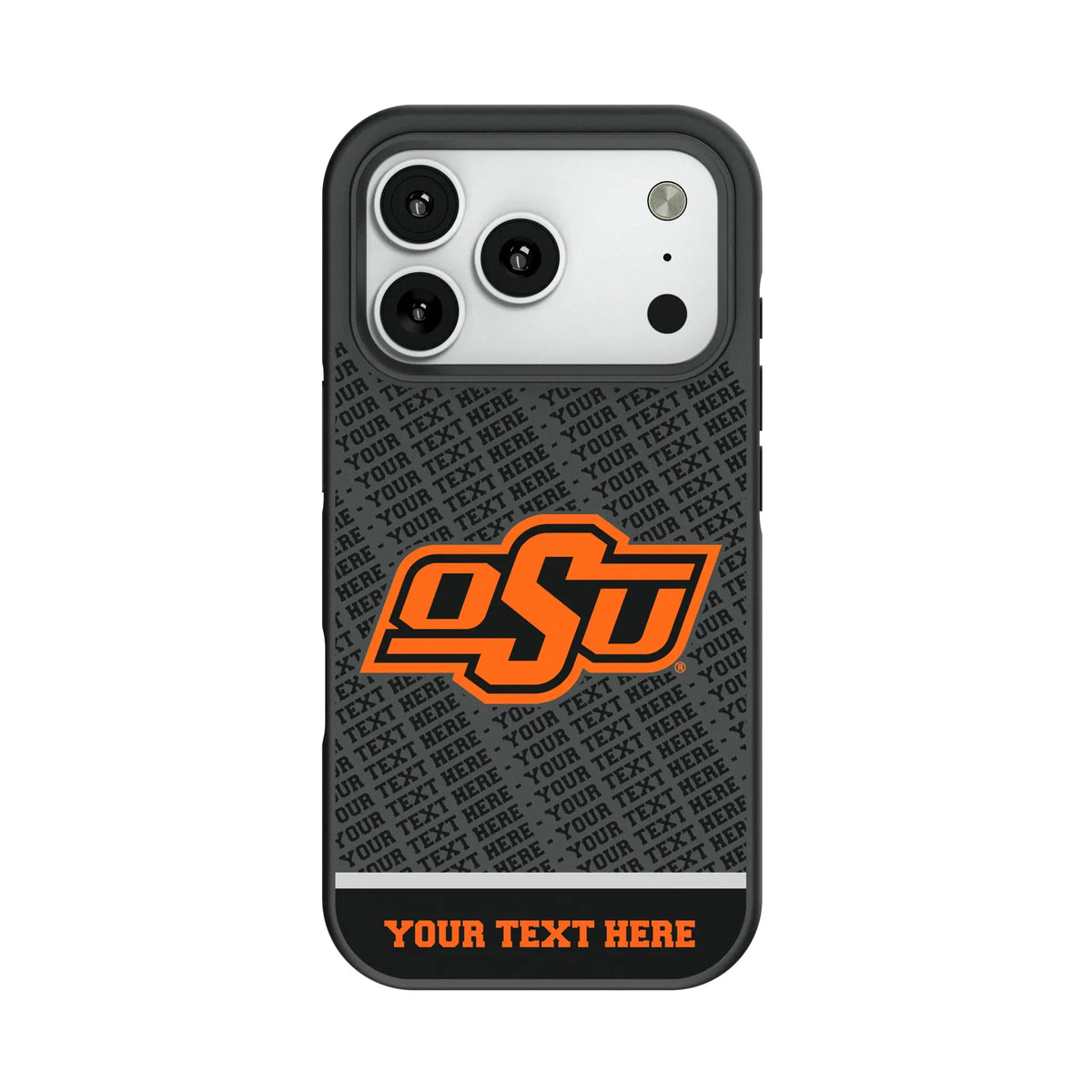 Oklahoma State University Cowboys Personalized EndZone Plus Bump Phone Case for Apple iPhone