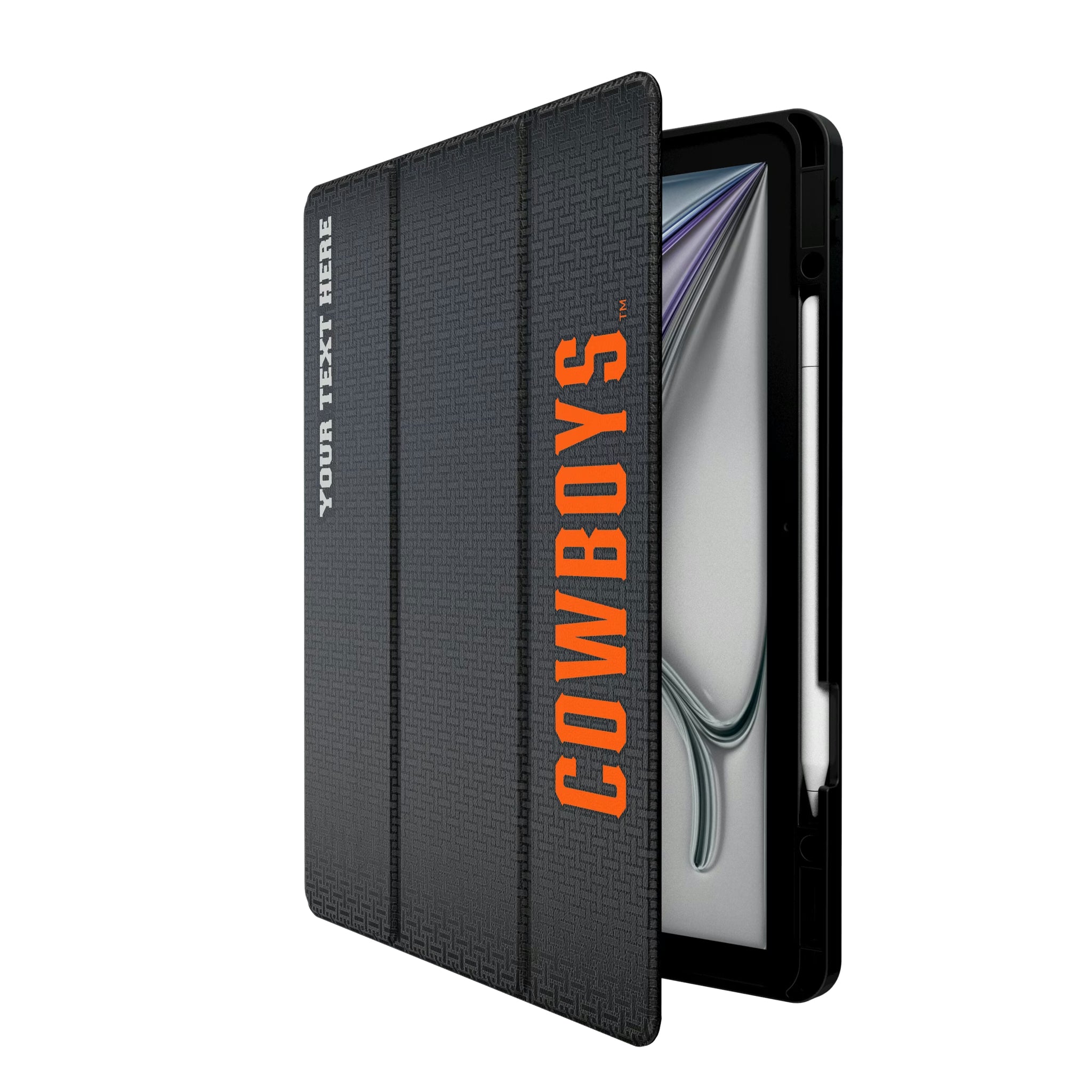 Oklahoma State University Cowboys Personalized Linen iPad Tablet Case for Apple iPad