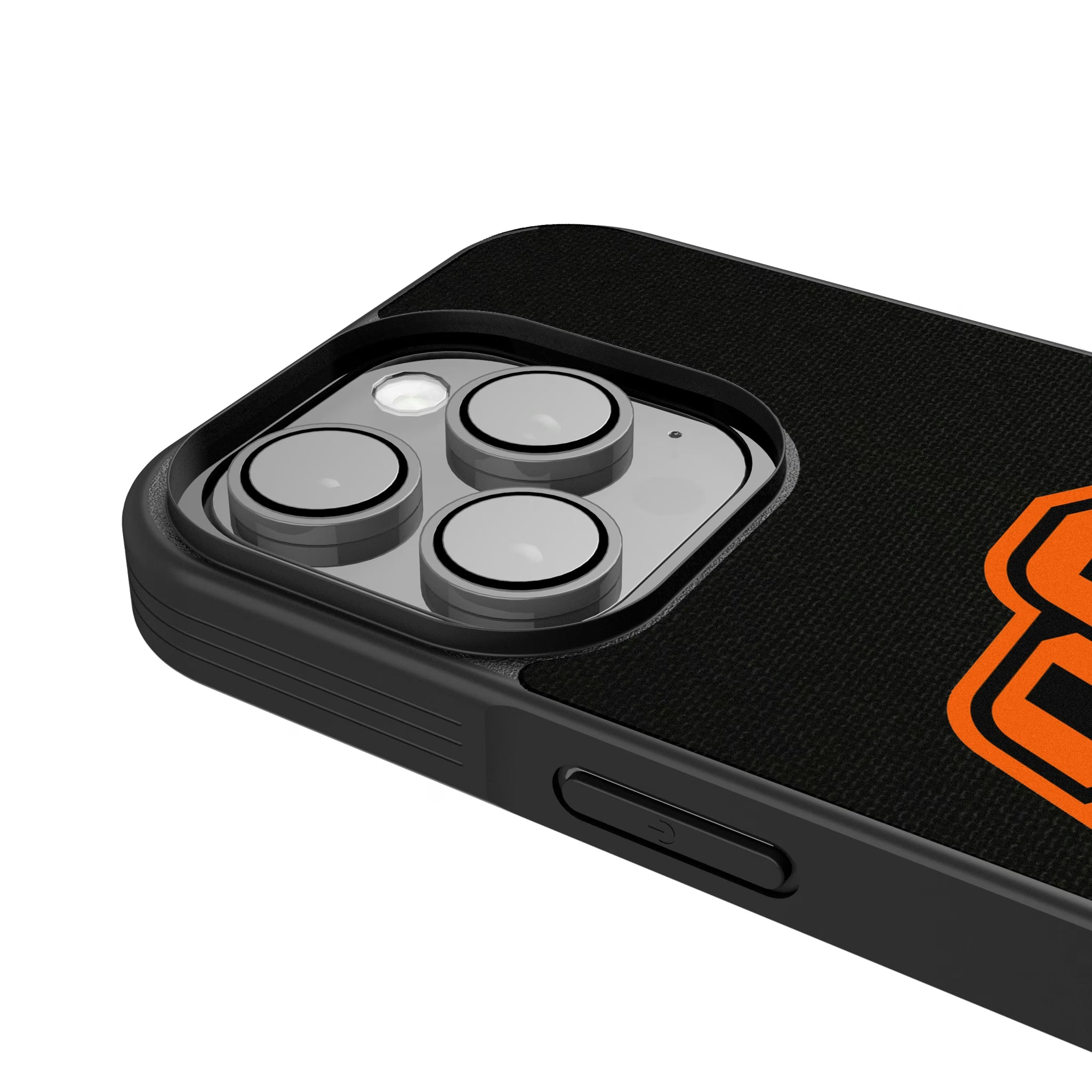 Oklahoma State University Cowboys Personalized Stripe iPhone Bump Phone Case for Apple iPhone - Detail