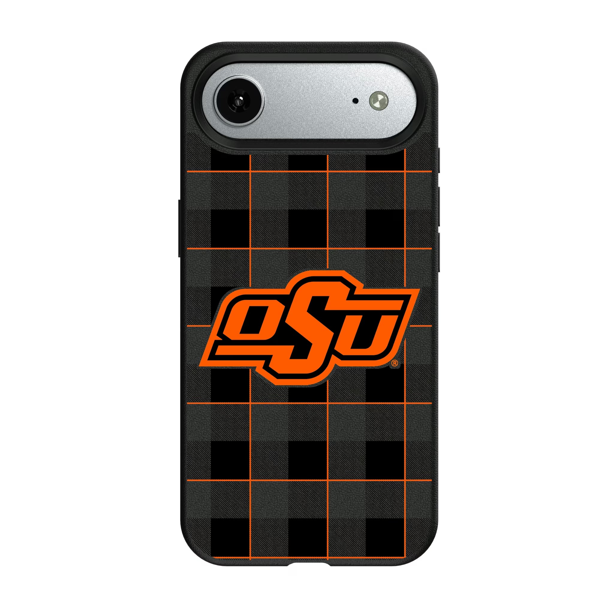 Oklahoma State University Cowboys Plaid iPhone MagSafe Compatible Phone Case for Apple iPhone#Device_iPhone Air