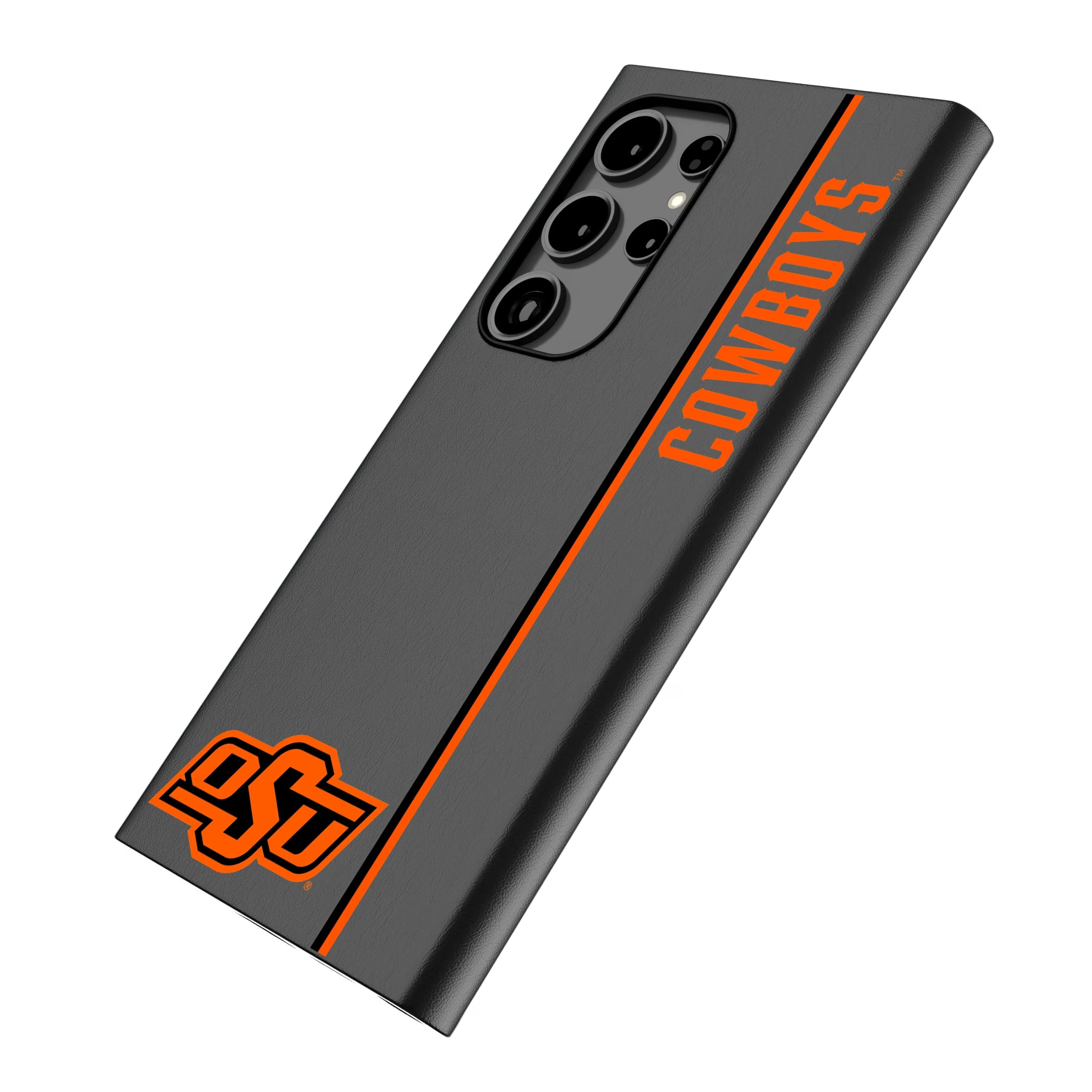 Oklahoma State University Cowboys Sidebar Galaxy MagSafe Compatible Phone Case for Samsung Galaxy - Isometric View