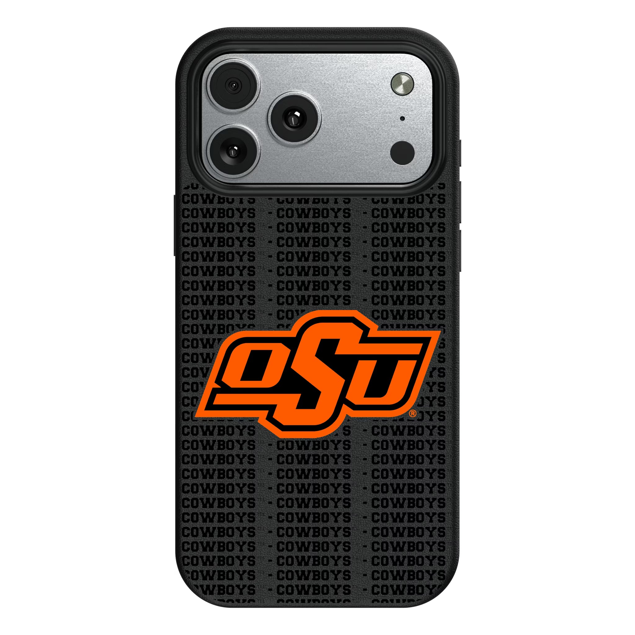 Oklahoma State University Cowboys Text Backdrop iPhone MagSafe Compatible Phone Case for Apple iPhone#Device_iPhone 17 Pro Max