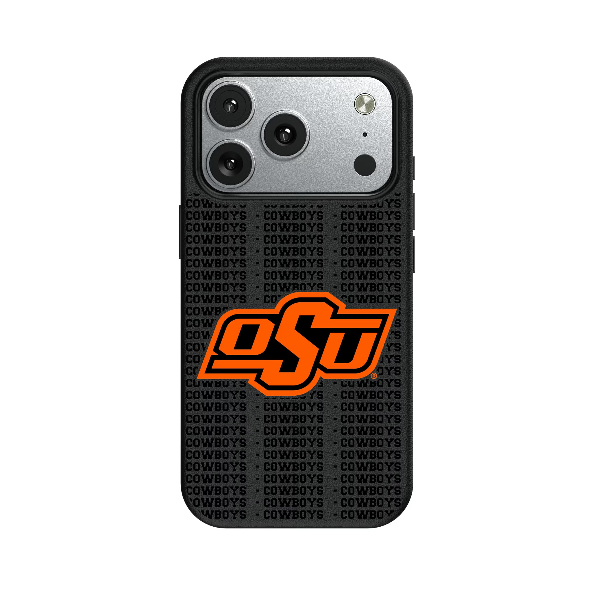 Oklahoma State University Cowboys Text Backdrop iPhone MagSafe Compatible Phone Case for Apple iPhone#Device_iPhone 17 Pro