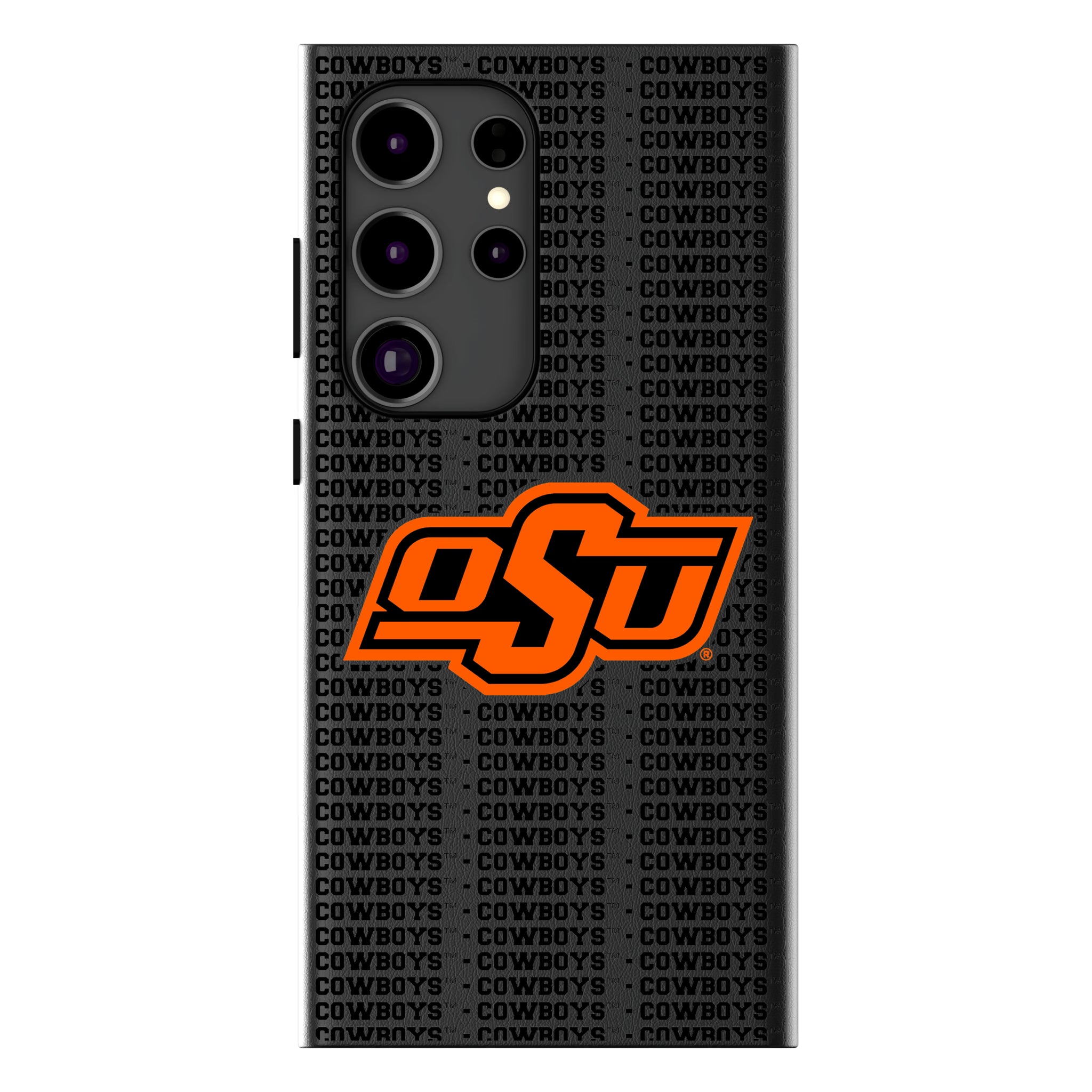 Oklahoma State University Cowboys Text Backdrop Galaxy MagSafe Compatible Phone Case for Samsung Galaxy