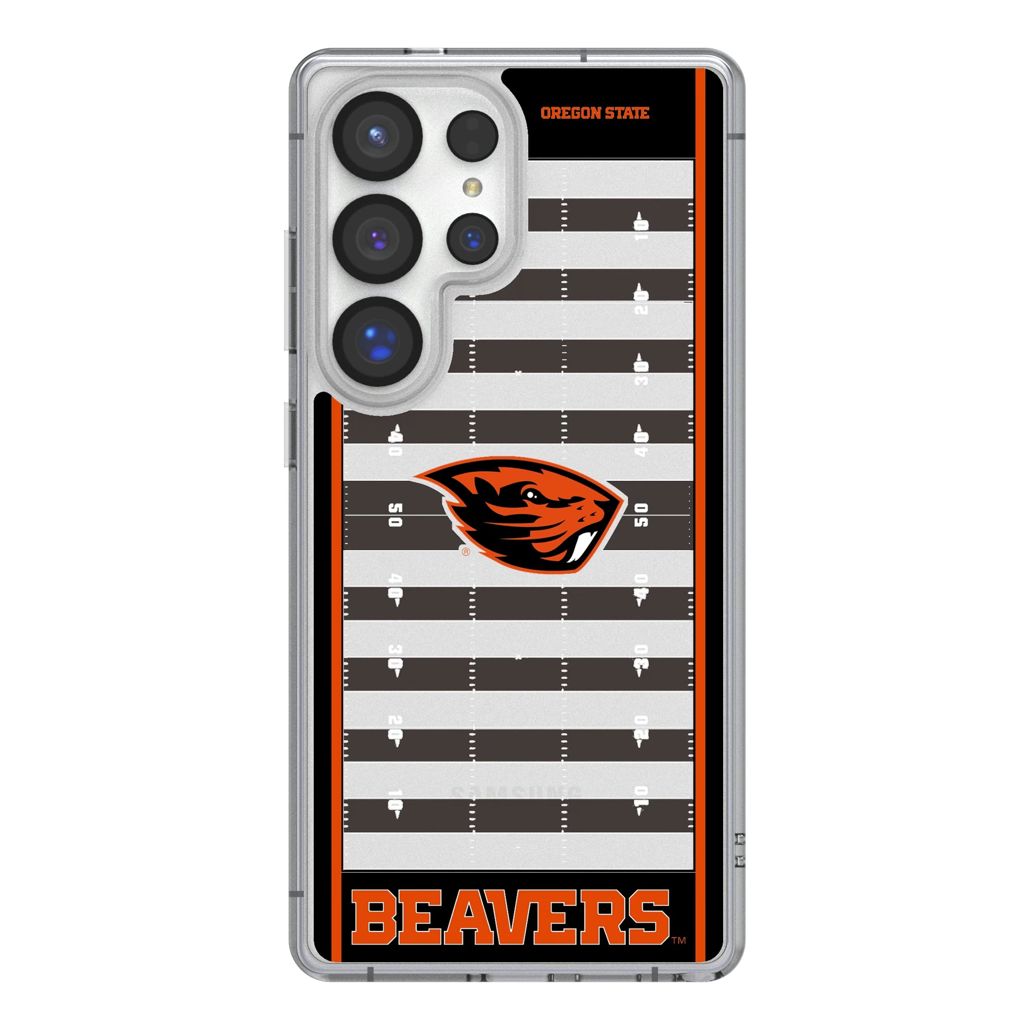 Oregon State University Beavers Field Galaxy Clear Phone Case for Samsung Galaxy