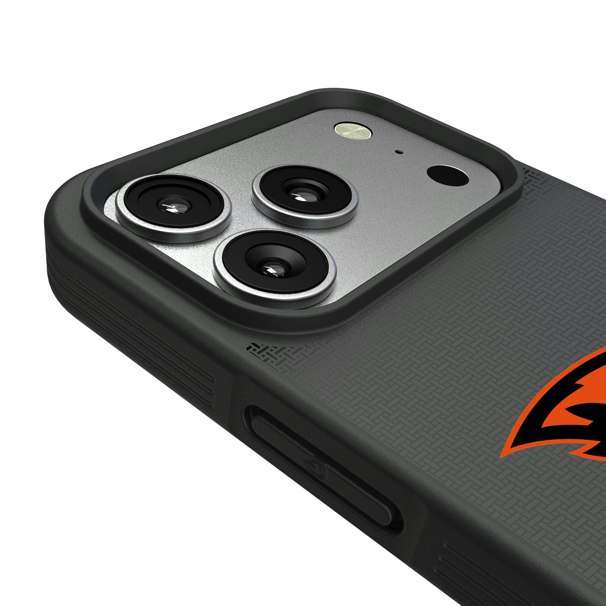 Oregon State University Beavers Linen iPhone Bump Phone Case for Apple iPhone - Detail#Device_iPhone 17 Pro