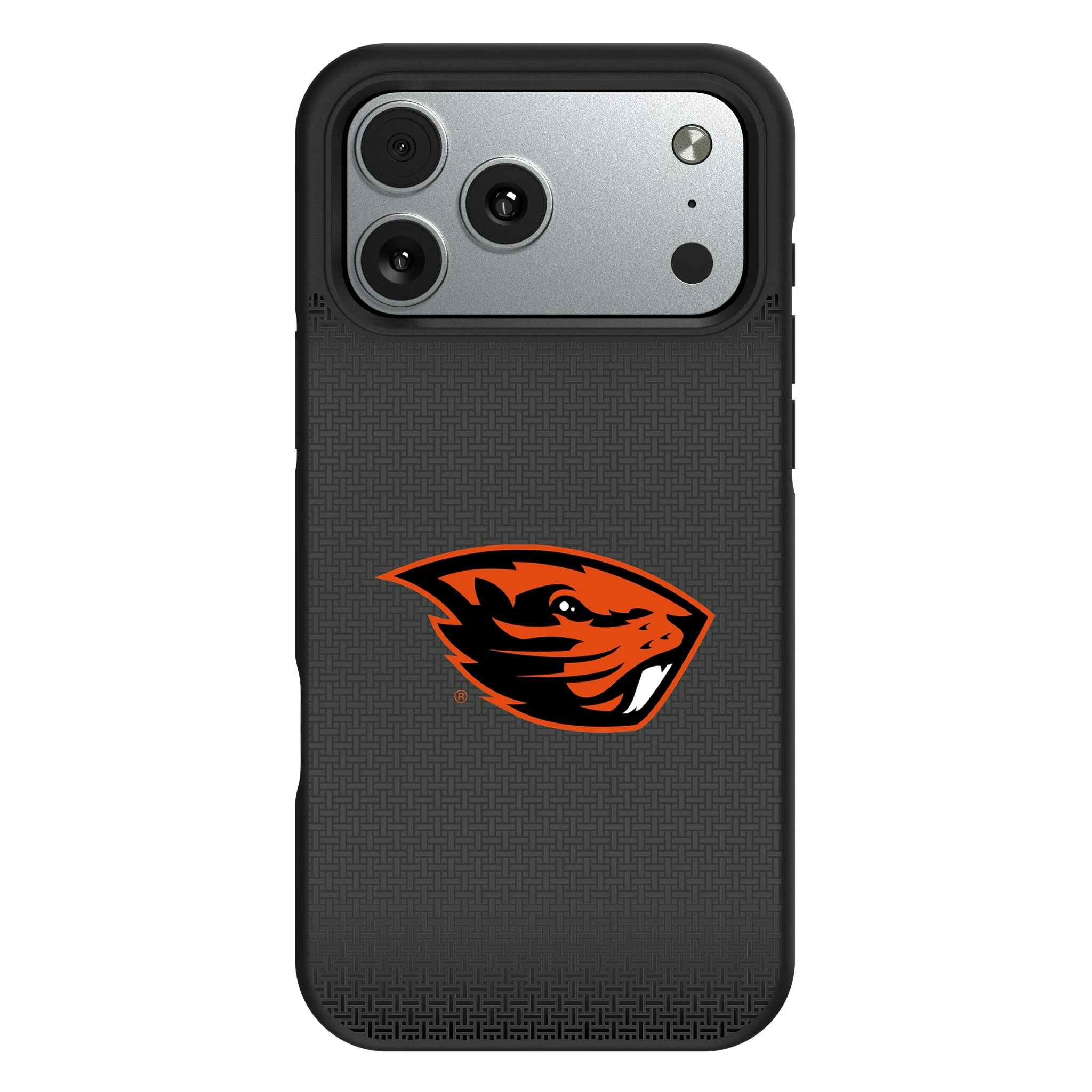 Oregon State University Beavers Linen iPhone Bump Phone Case for Apple iPhone#Device_iPhone 17 Pro Max