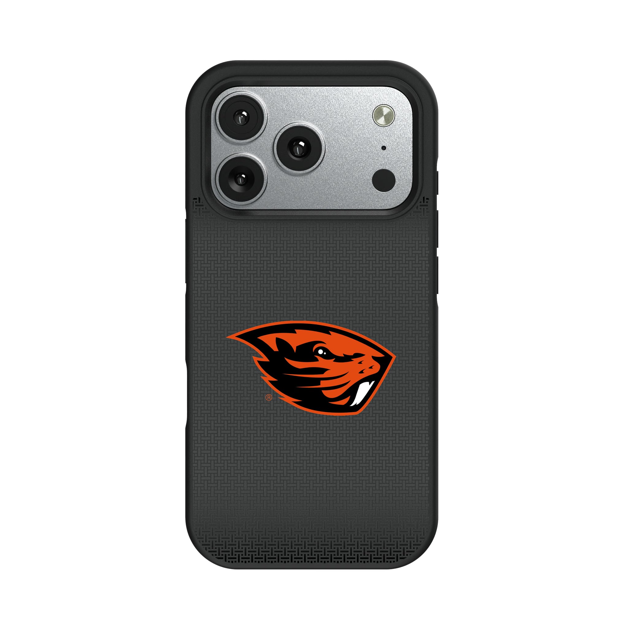 Oregon State University Beavers Linen iPhone Bump Phone Case for Apple iPhone#Device_iPhone 17 Pro
